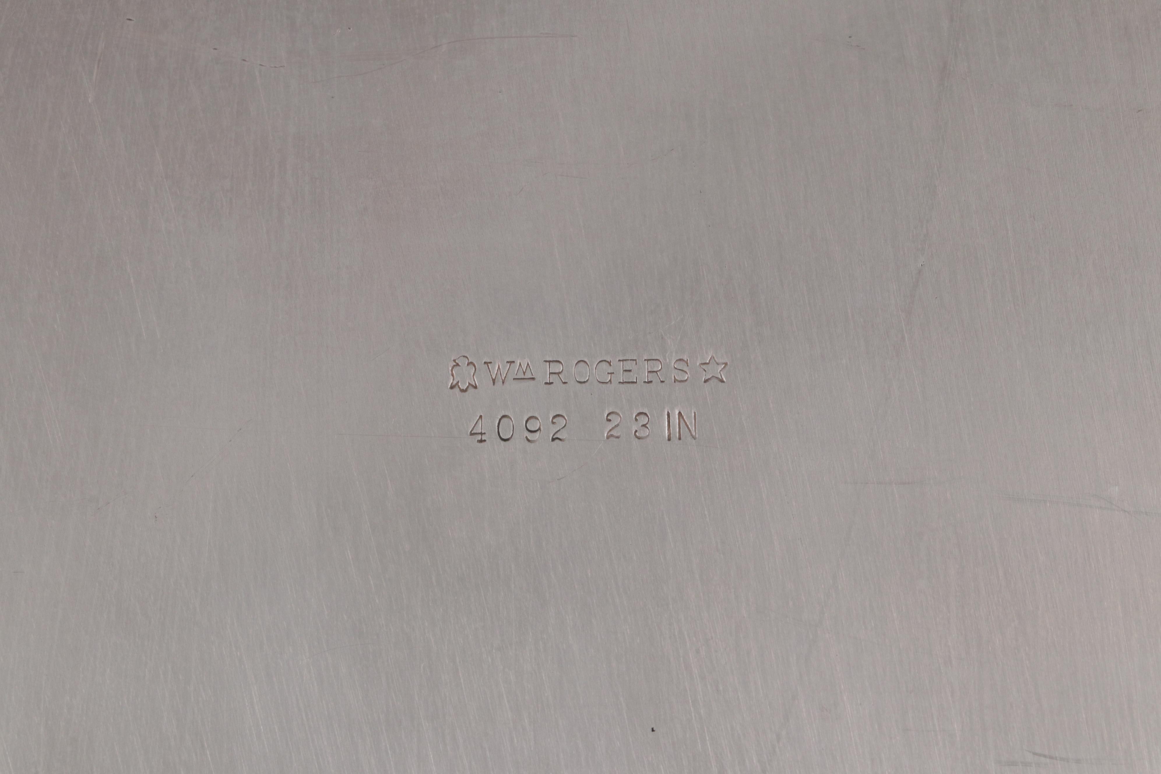 WM Rogers American Royal Horse Show Silver Plate Trophy Tray