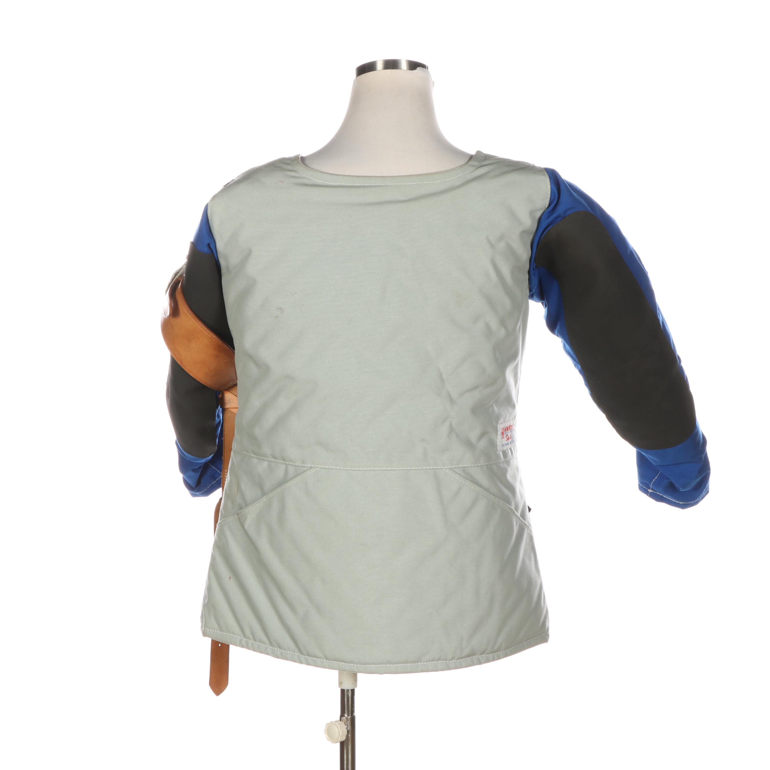 Men's Hawkeye Sports Padded Shooting Jacket with AL Freeland Rifle Elbow Strap