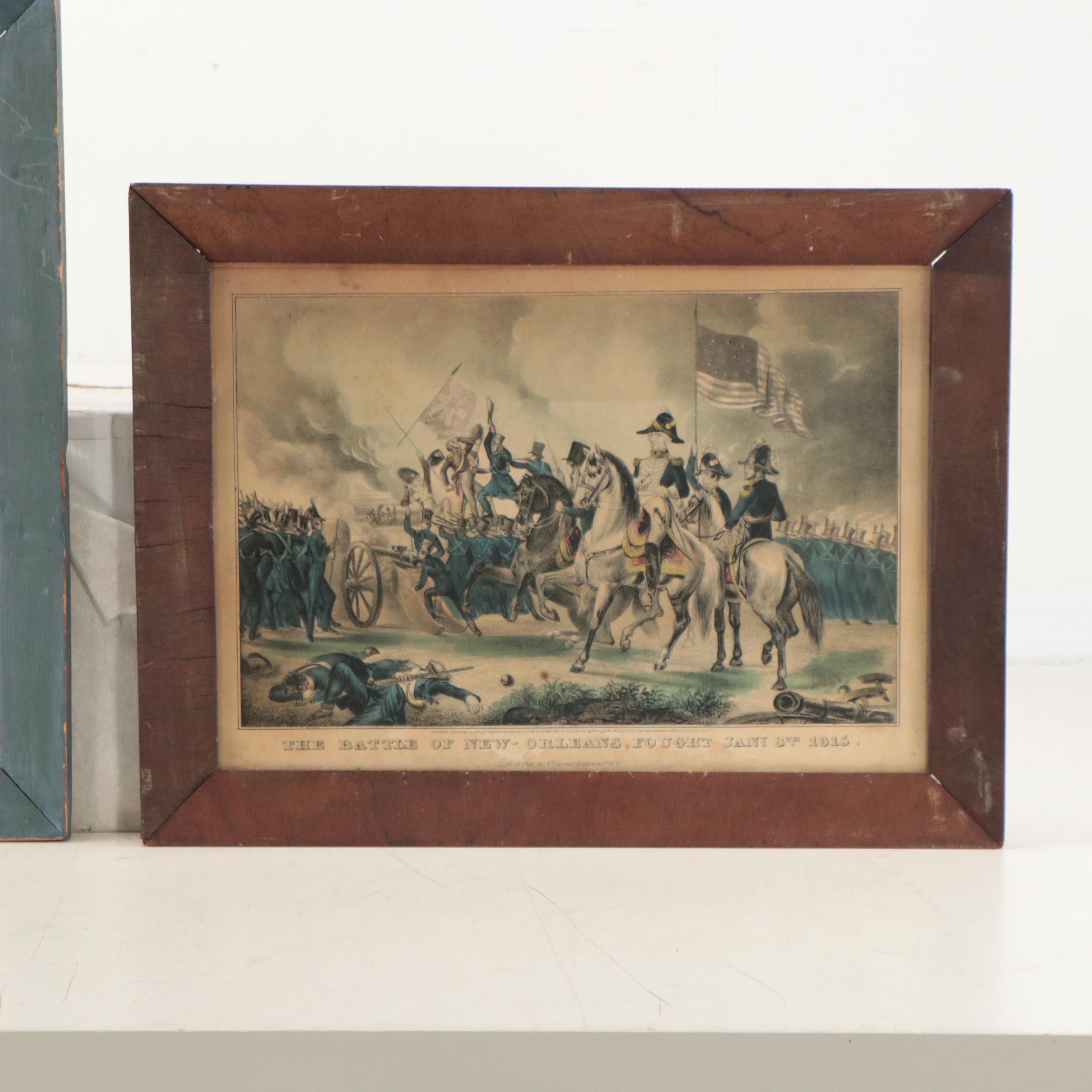 Currier & Ives Hand-Colored Military Lithographs