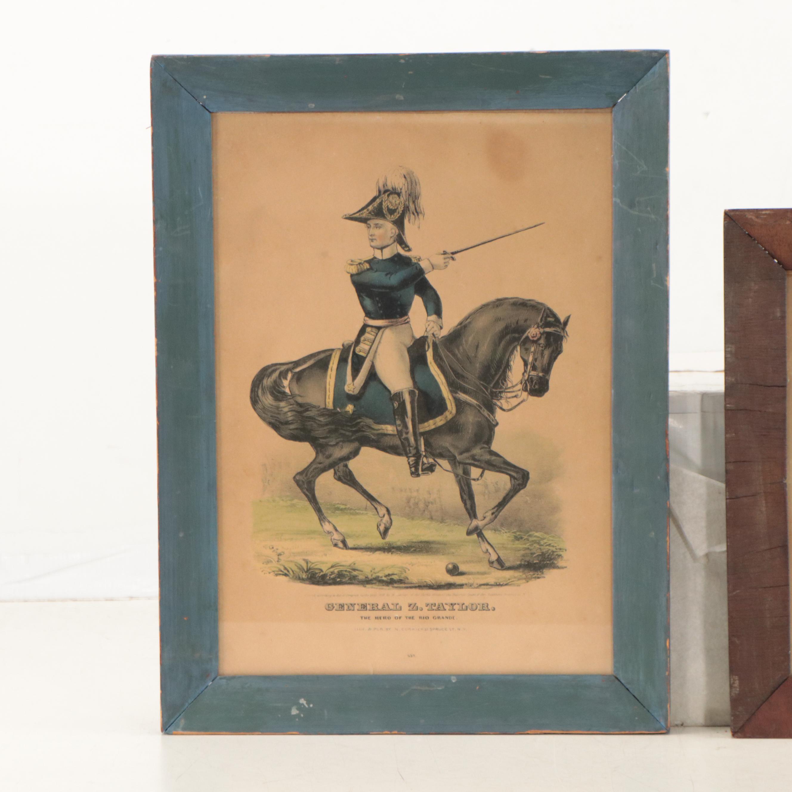 Currier & Ives Hand-Colored Military Lithographs