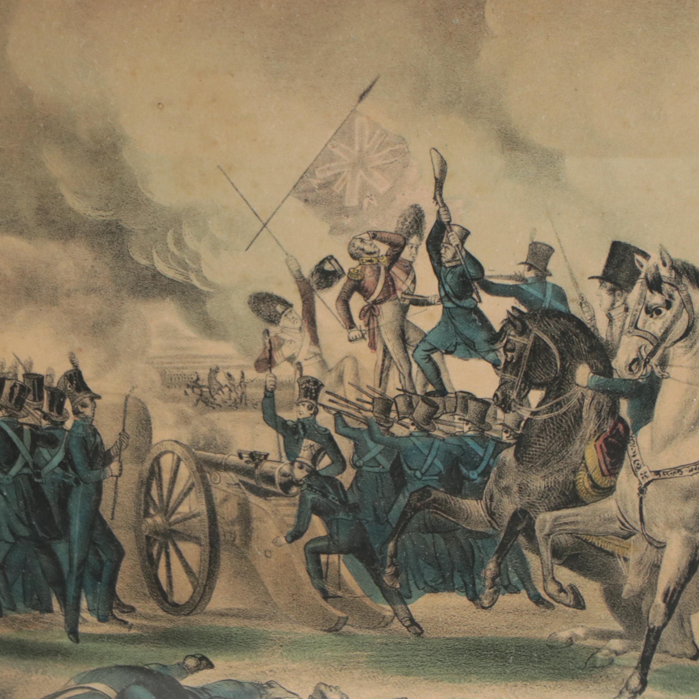 Currier & Ives Hand-Colored Military Lithographs