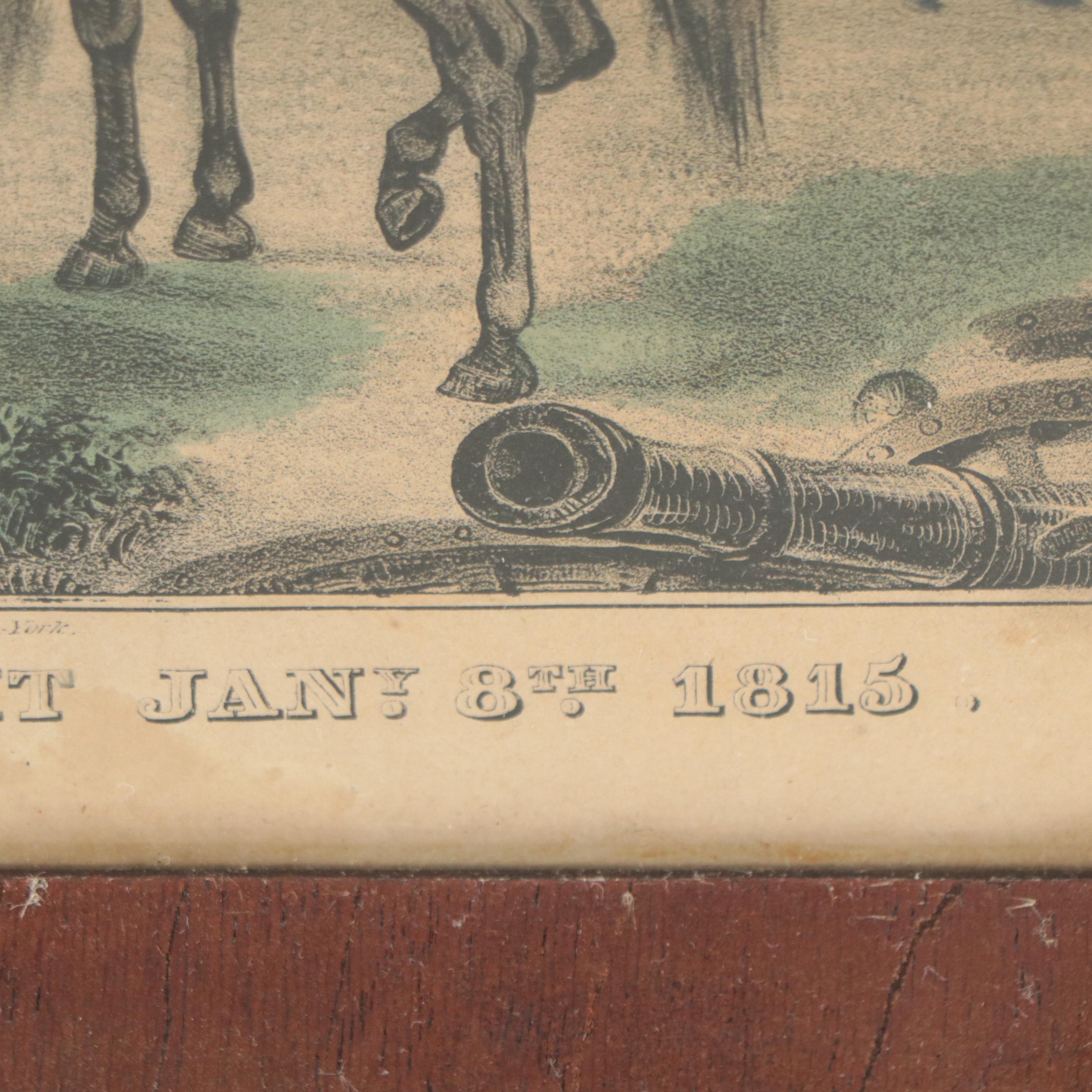 Currier & Ives Hand-Colored Military Lithographs
