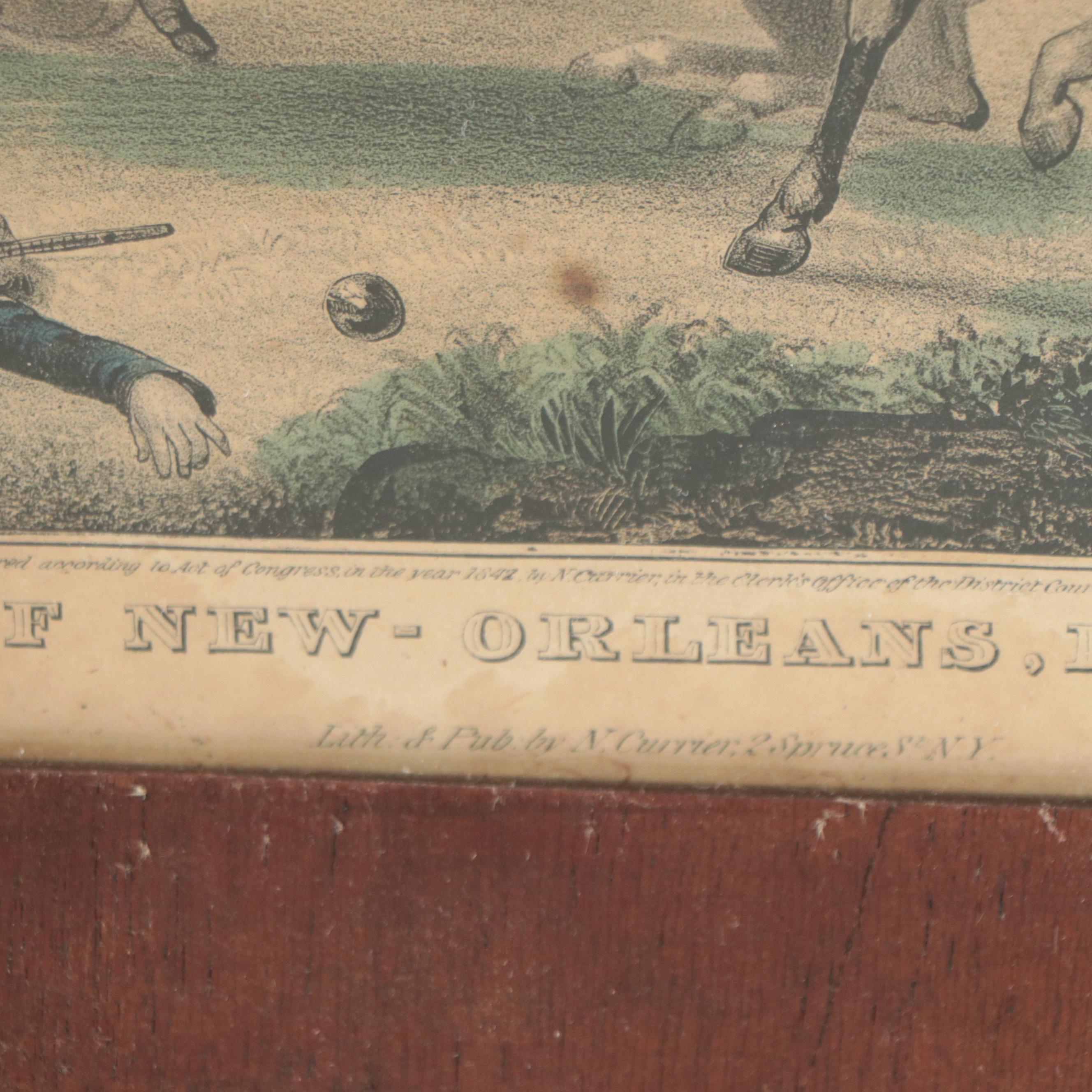 Currier & Ives Hand-Colored Military Lithographs
