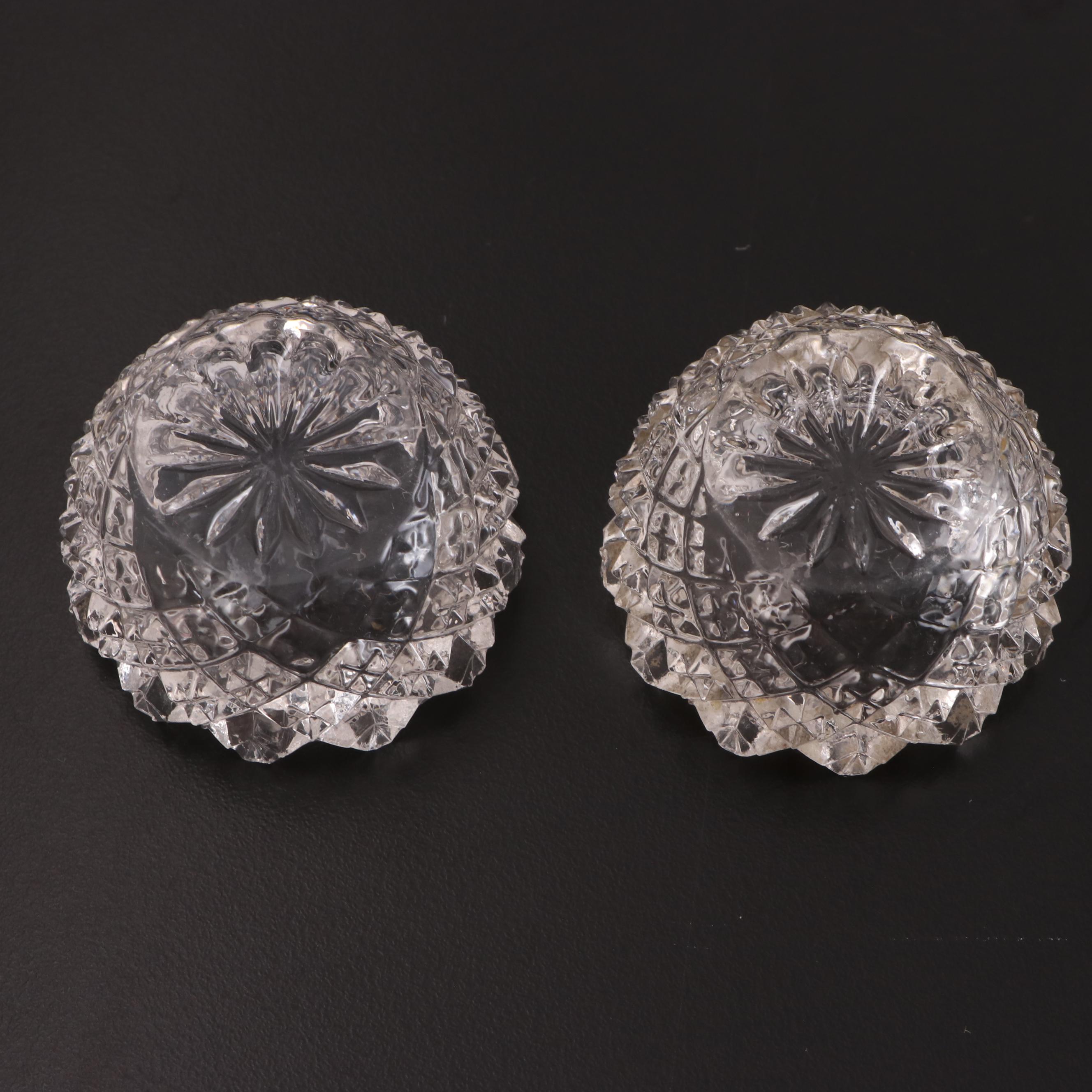 Pressed and Assorted Glass Salt Cellar Collection