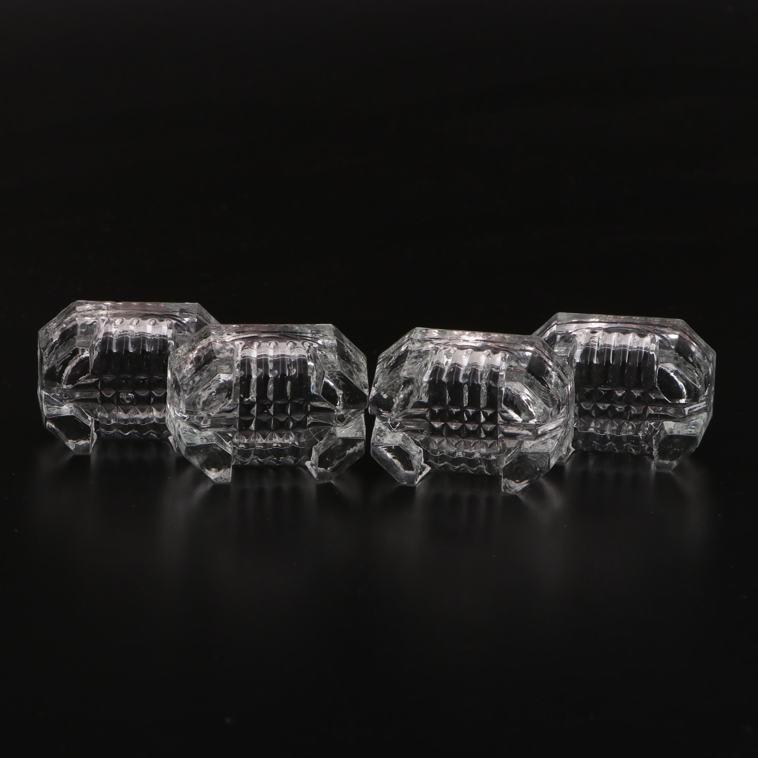 Pressed and Assorted Glass Salt Cellar Collection