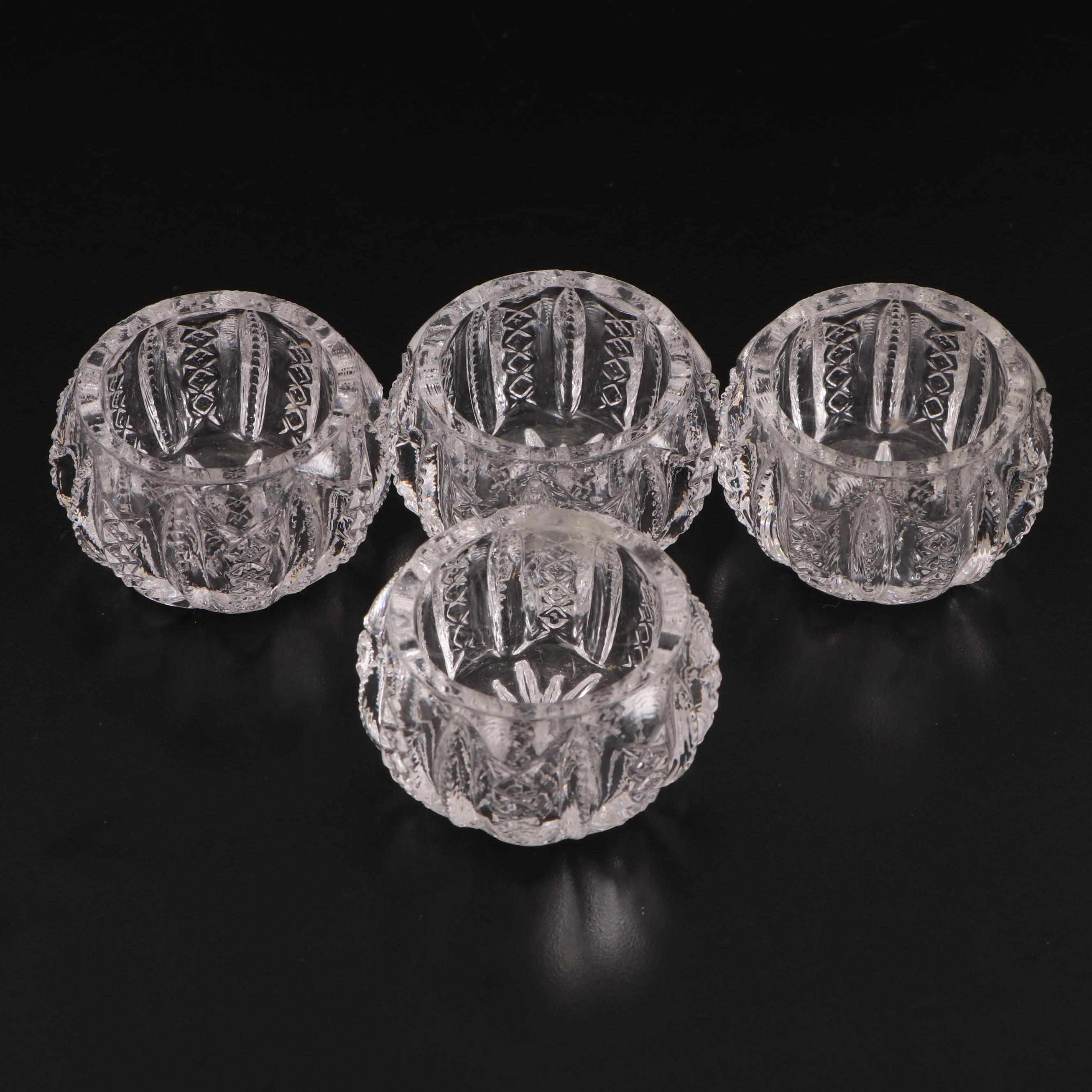 Pressed and Assorted Glass Salt Cellar Collection