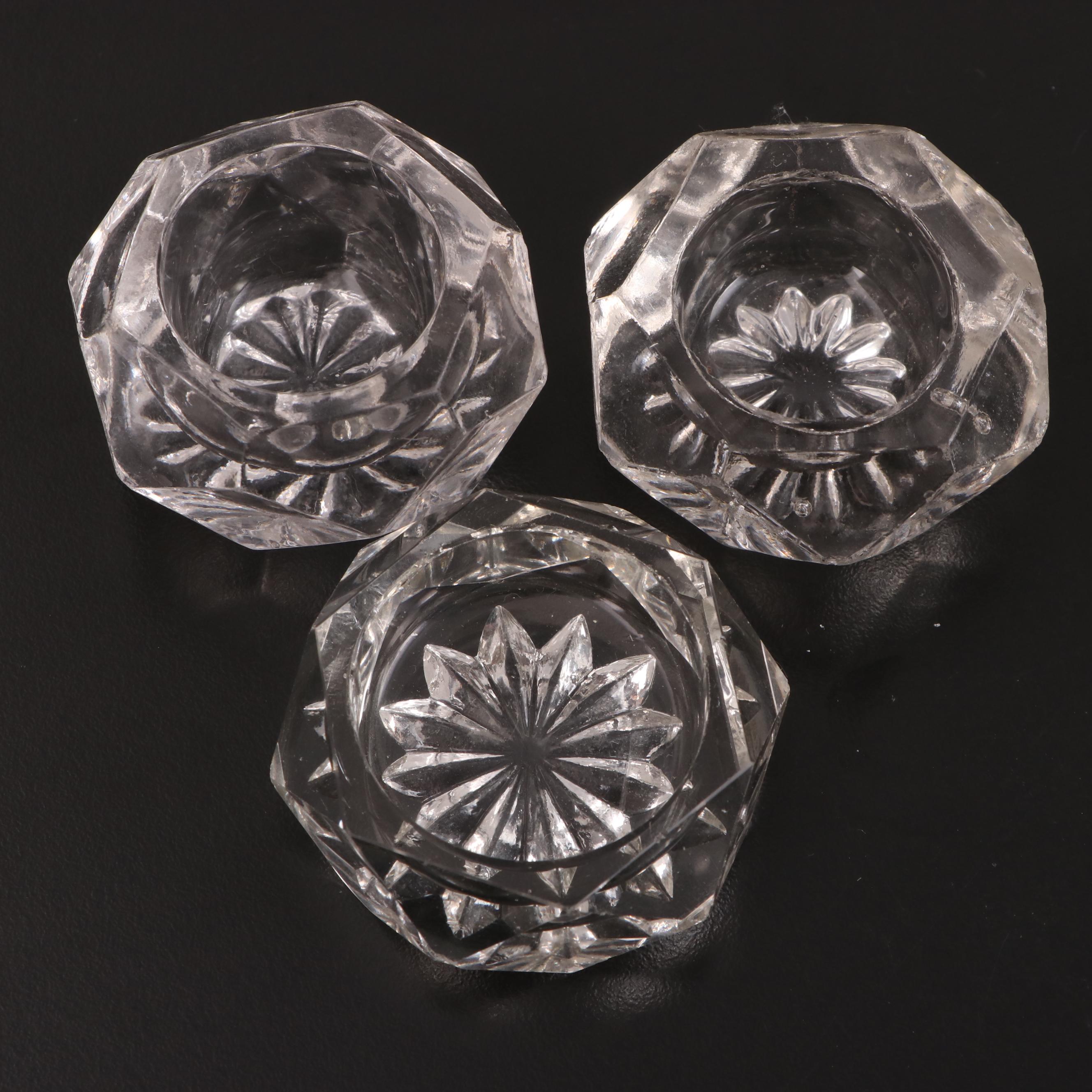 Pressed and Assorted Glass Salt Cellar Collection