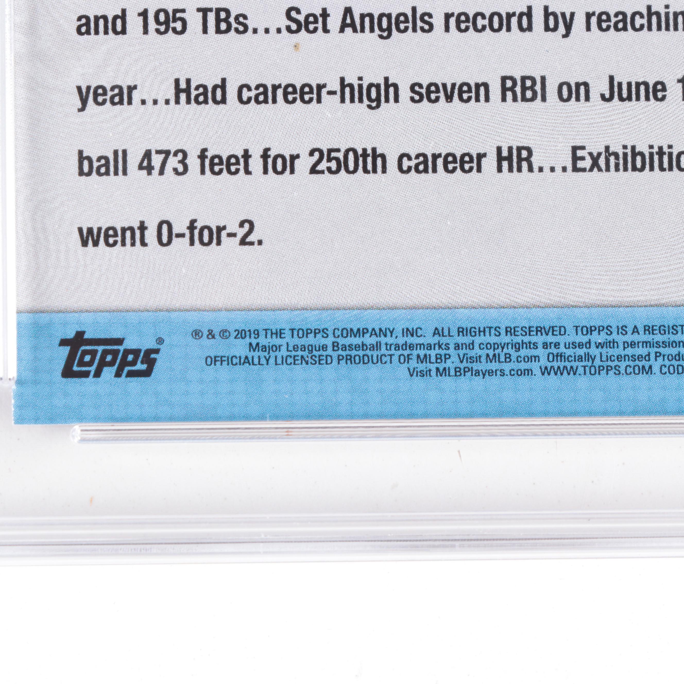 2019 Topps Update Mike Trout All-Star Game #US146 Slabbed Baseball Card