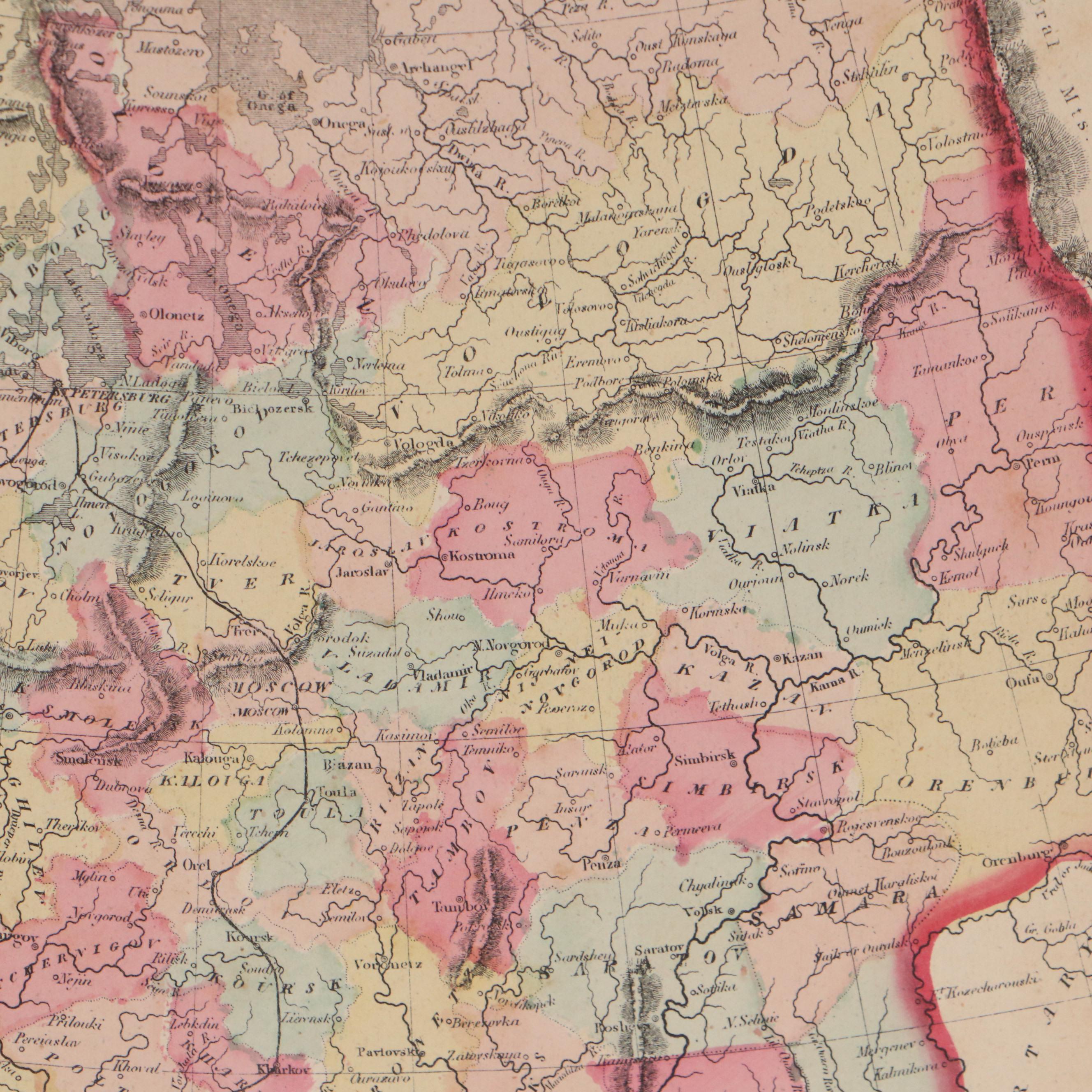 Double-Sided Hand-Colored Map of Europe