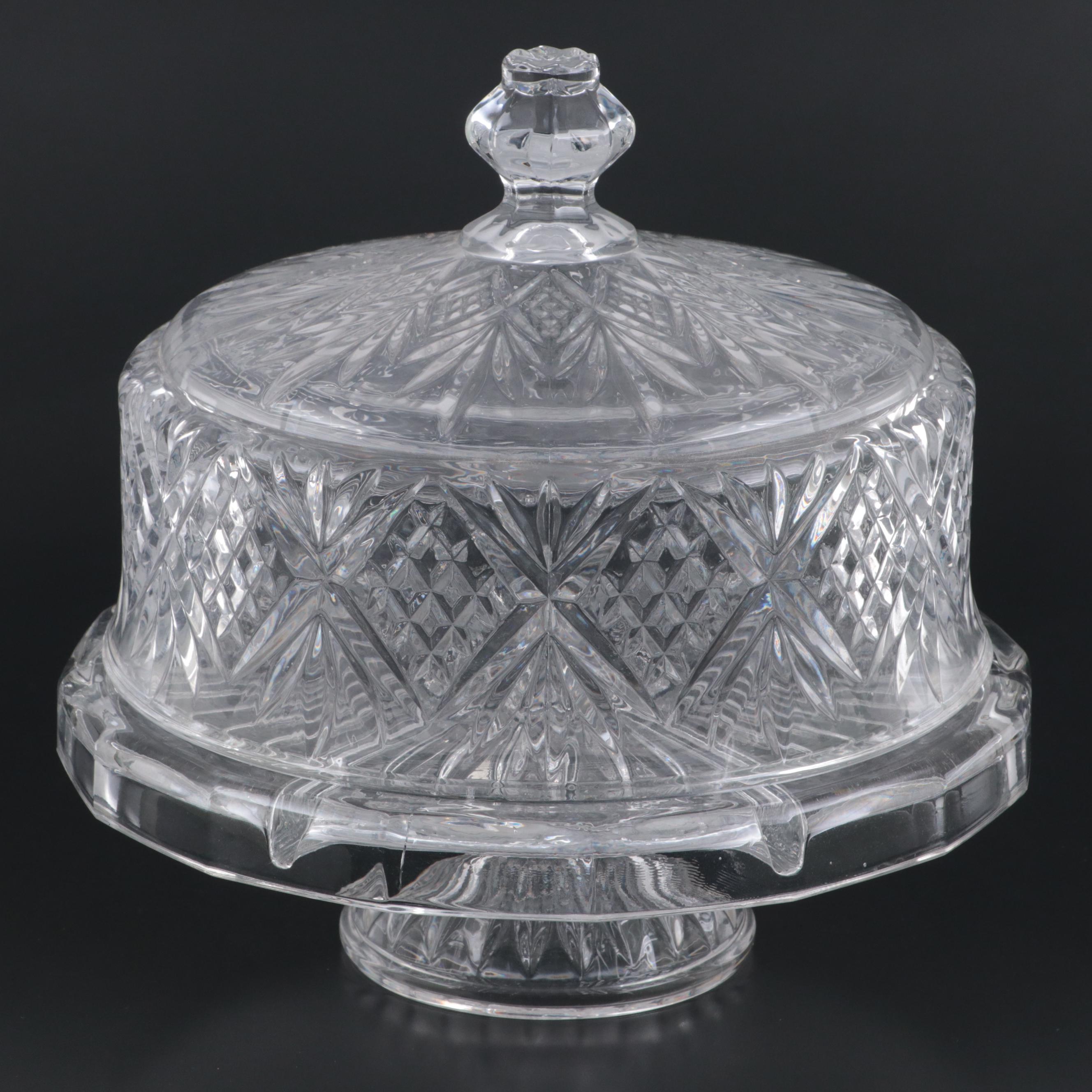 Godinger Shannon Crystal "Dublin" 4 in 1 Cake Stand