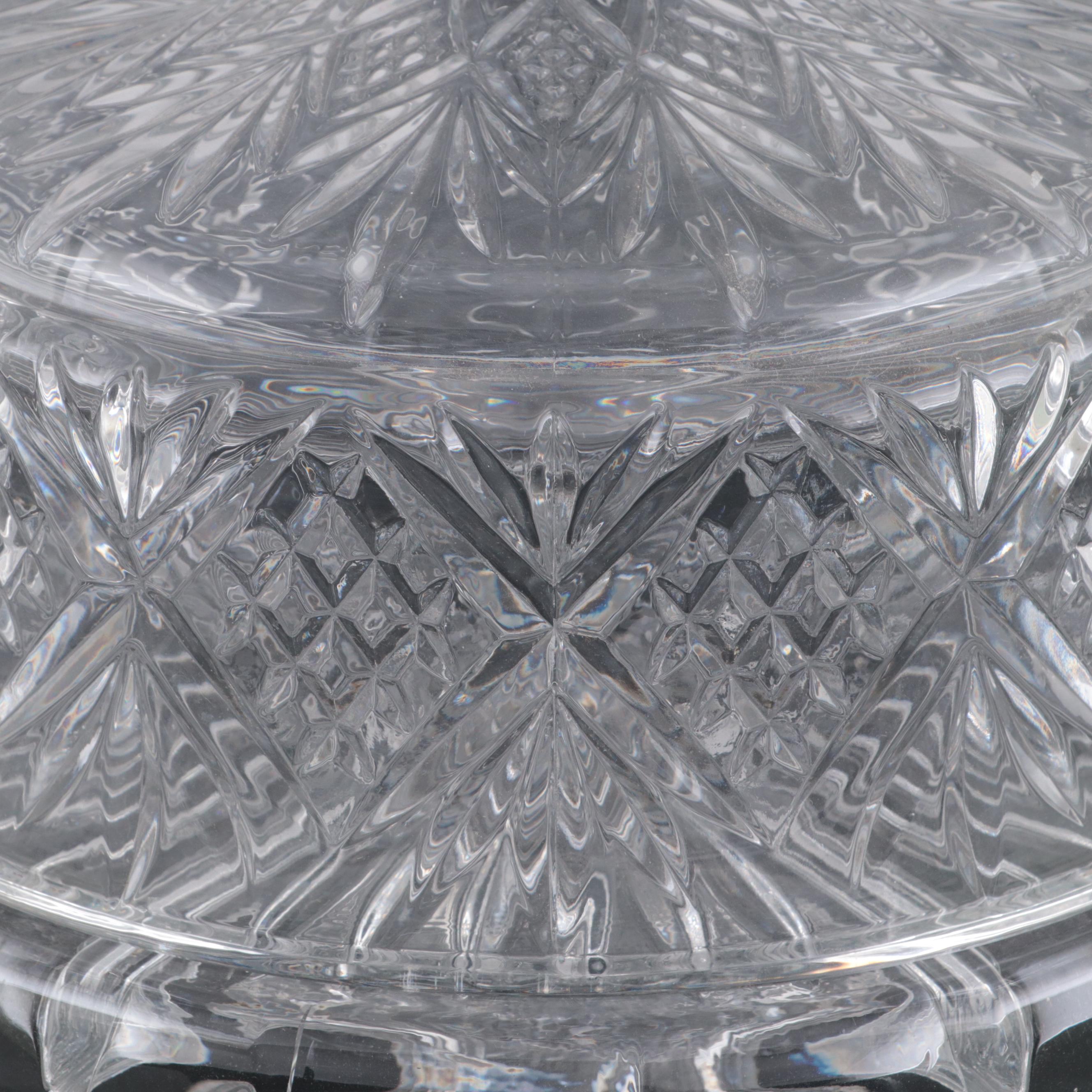 Godinger Shannon Crystal "Dublin" 4 in 1 Cake Stand