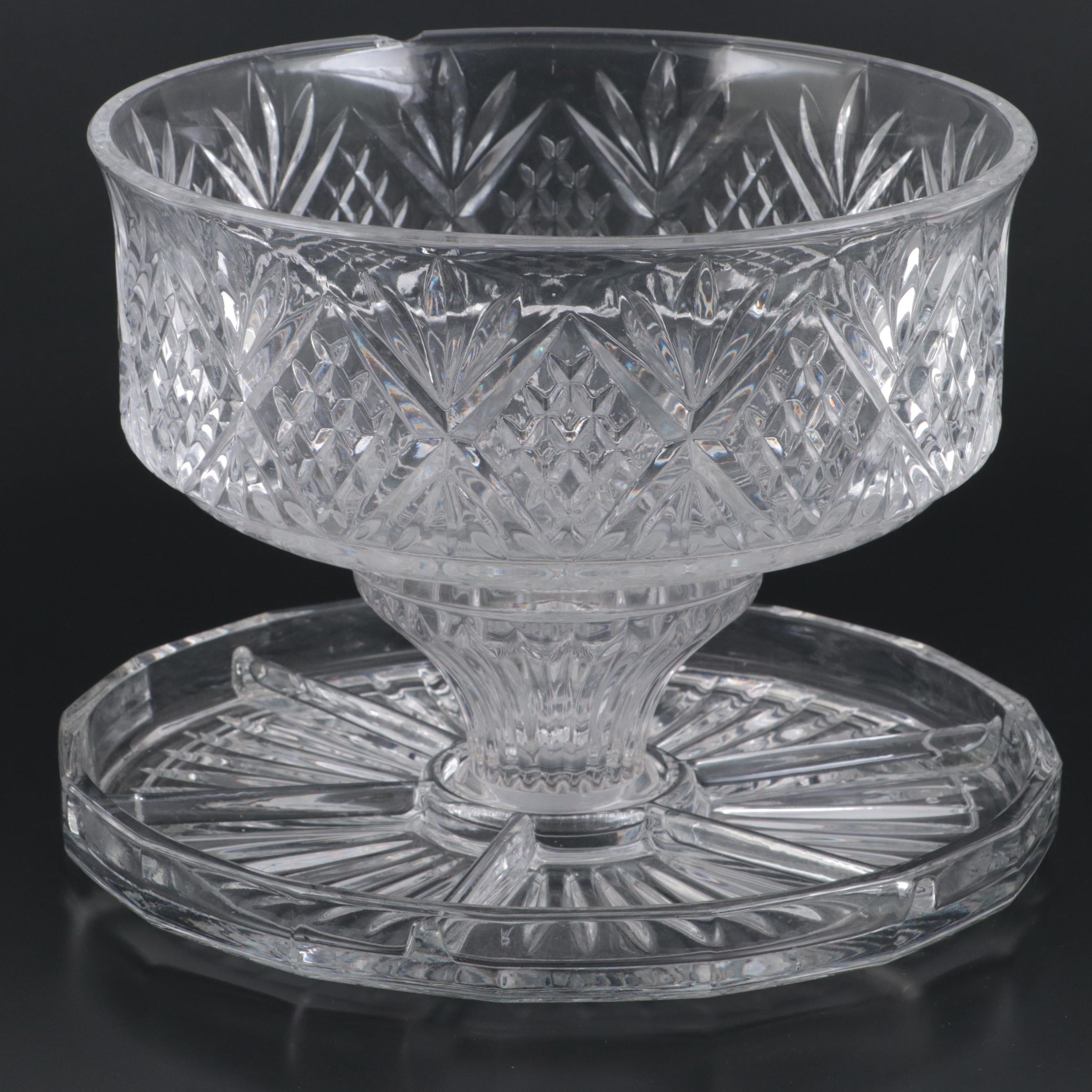 Godinger Shannon Crystal "Dublin" 4 in 1 Cake Stand