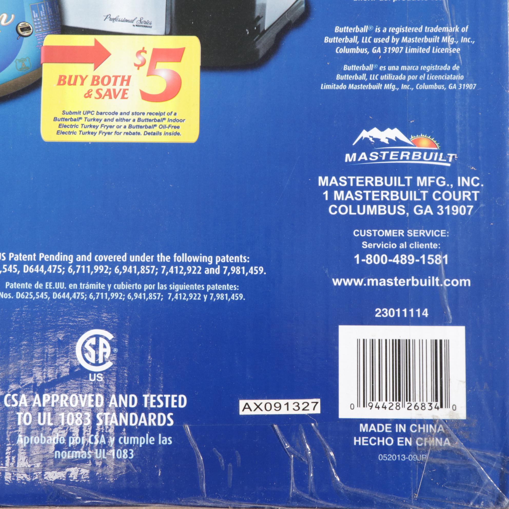 Butterball Indoor Electric XL Turkey Fryer