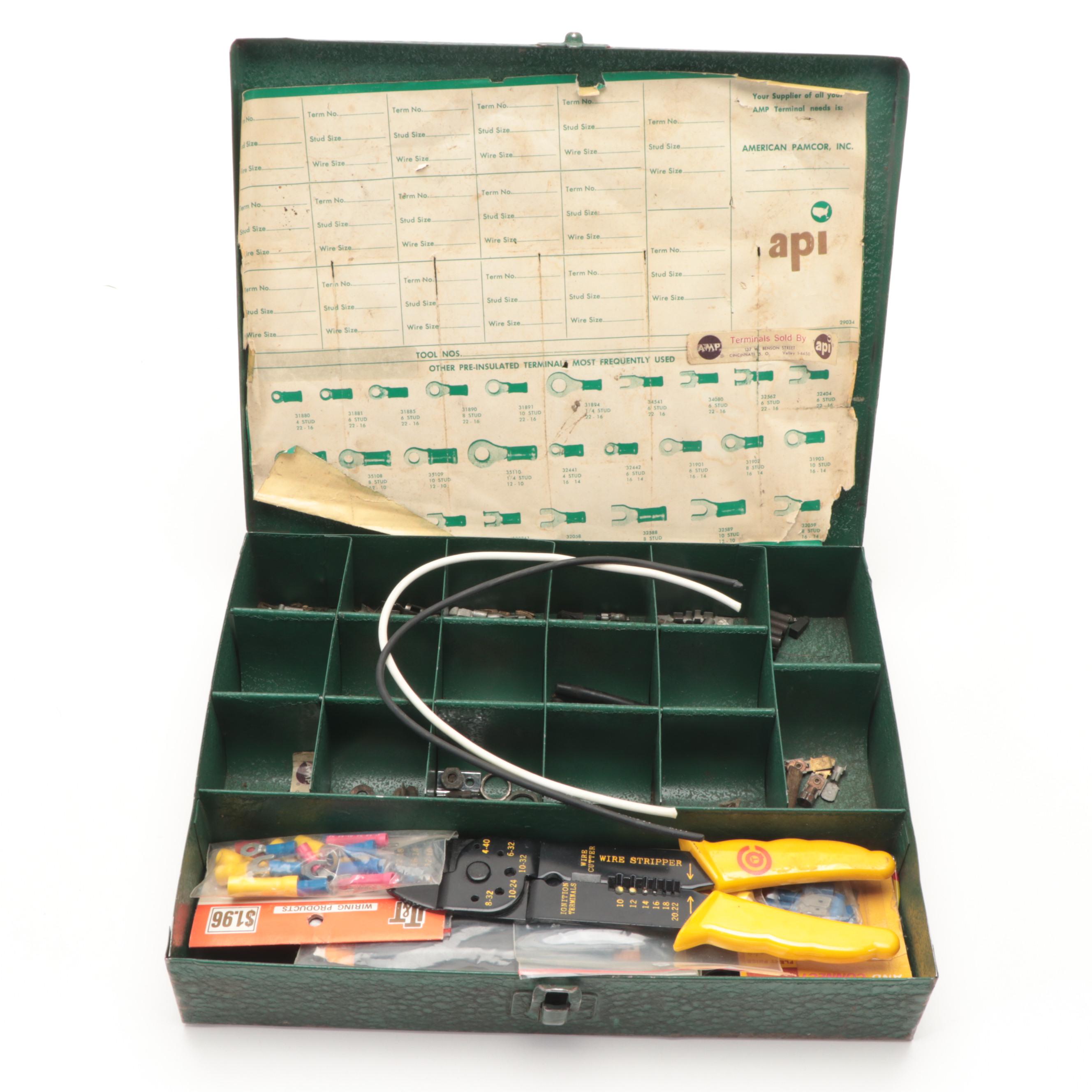 Oak Machinist's Tool Chest, Tap Wrench and Die Set, Black + Decker Jig Saw