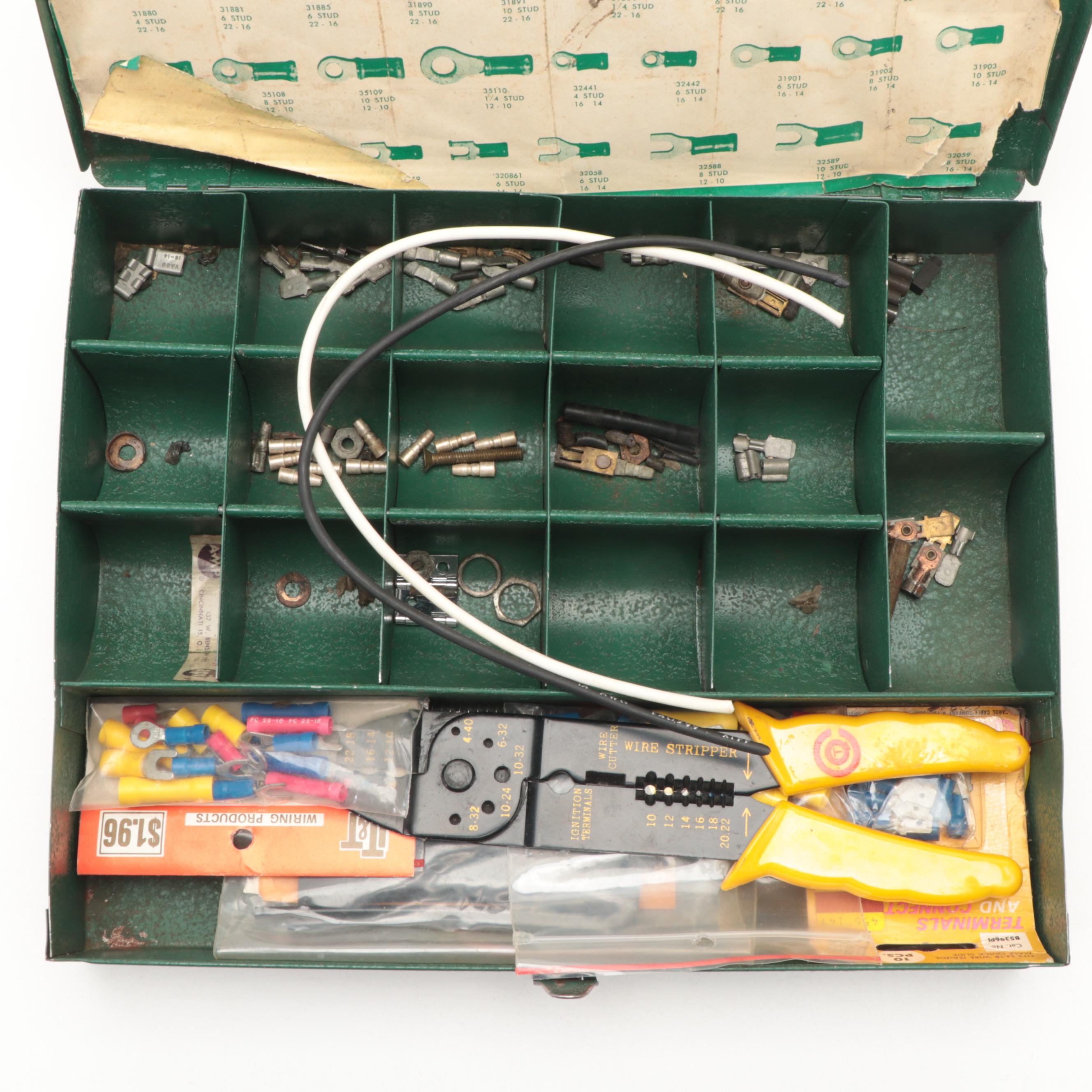 Oak Machinist's Tool Chest, Tap Wrench and Die Set, Black + Decker Jig Saw