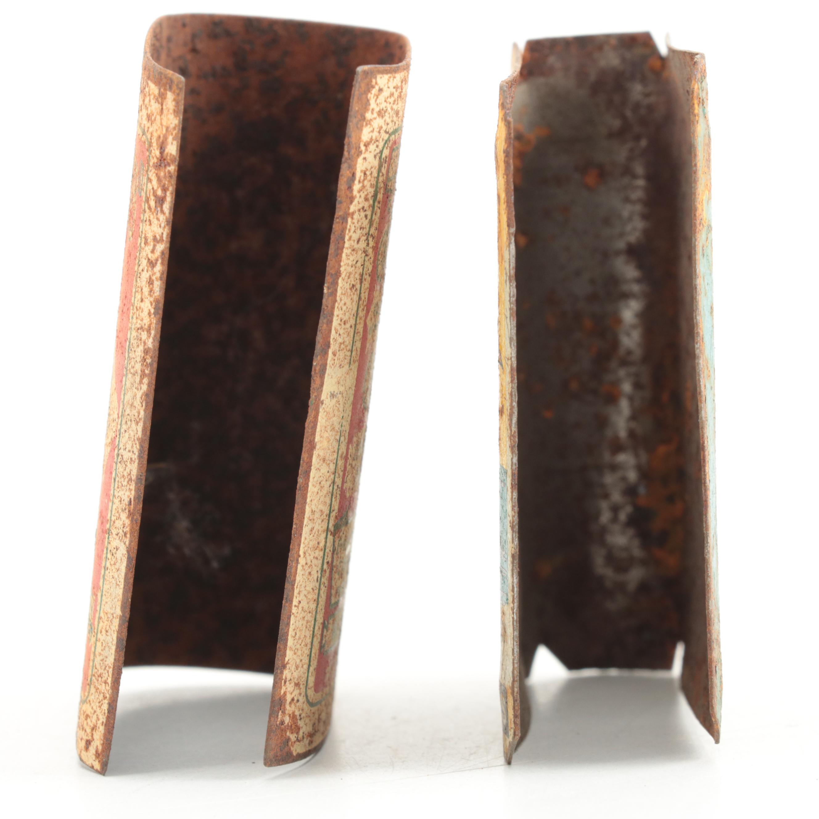 Scissors Cigarettes and Meenakshi Match Factory Tins, Early to Mid-20th Century