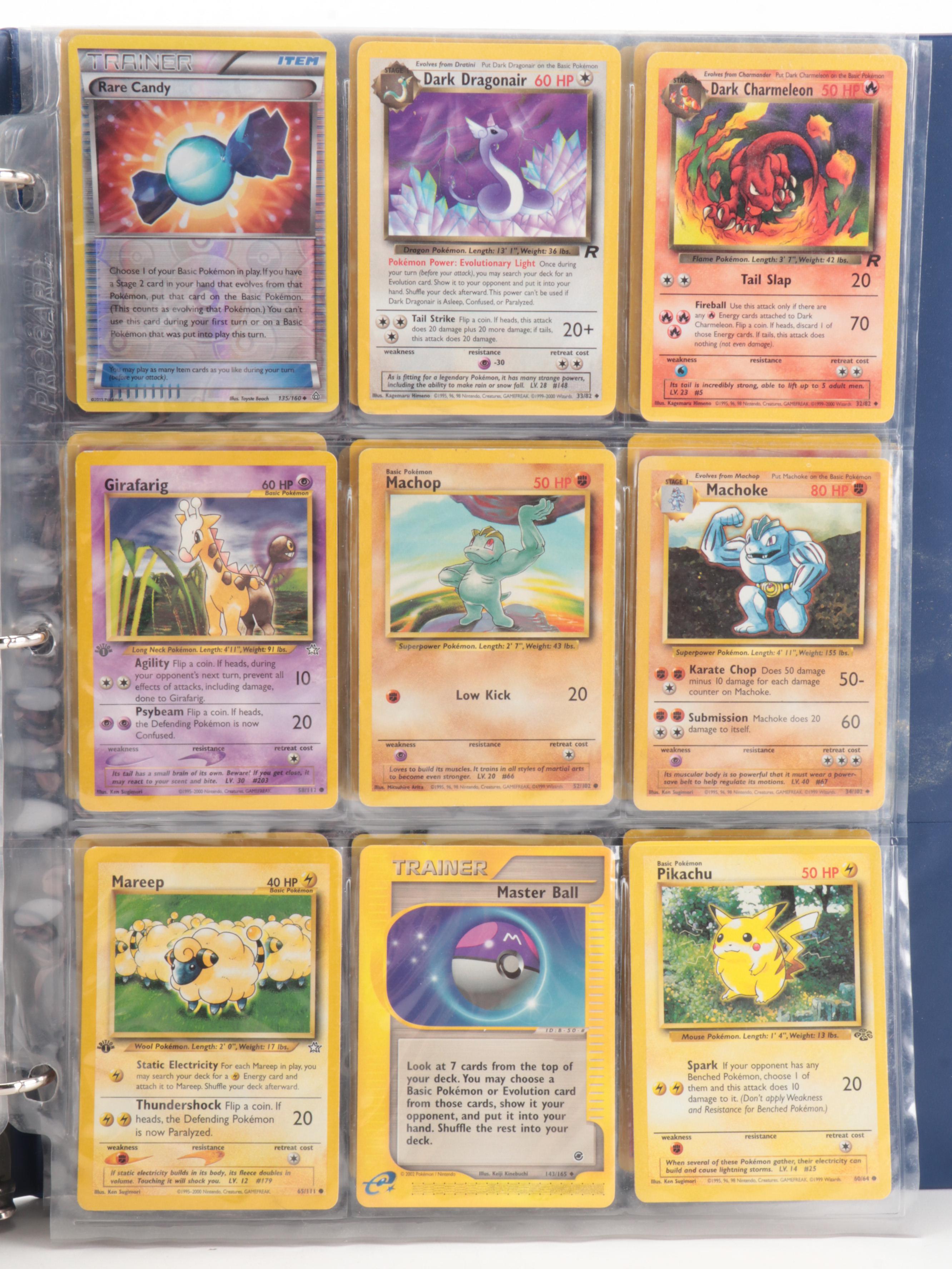 Pokémon Trading Cards Including Japanese, Raichu, Pikachu, More, 1990s–2000s