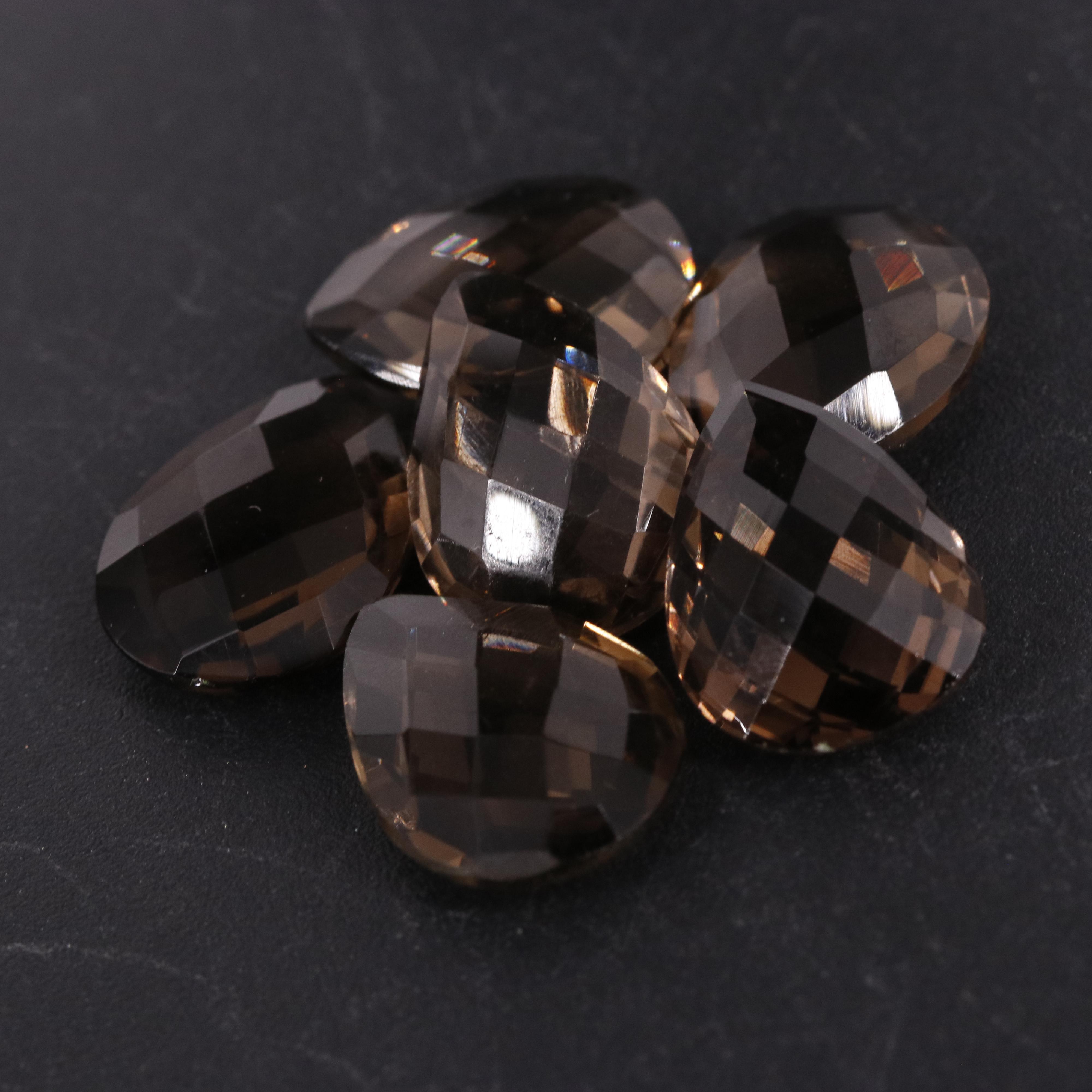Loose 36.63 CTW Smoky Quartz