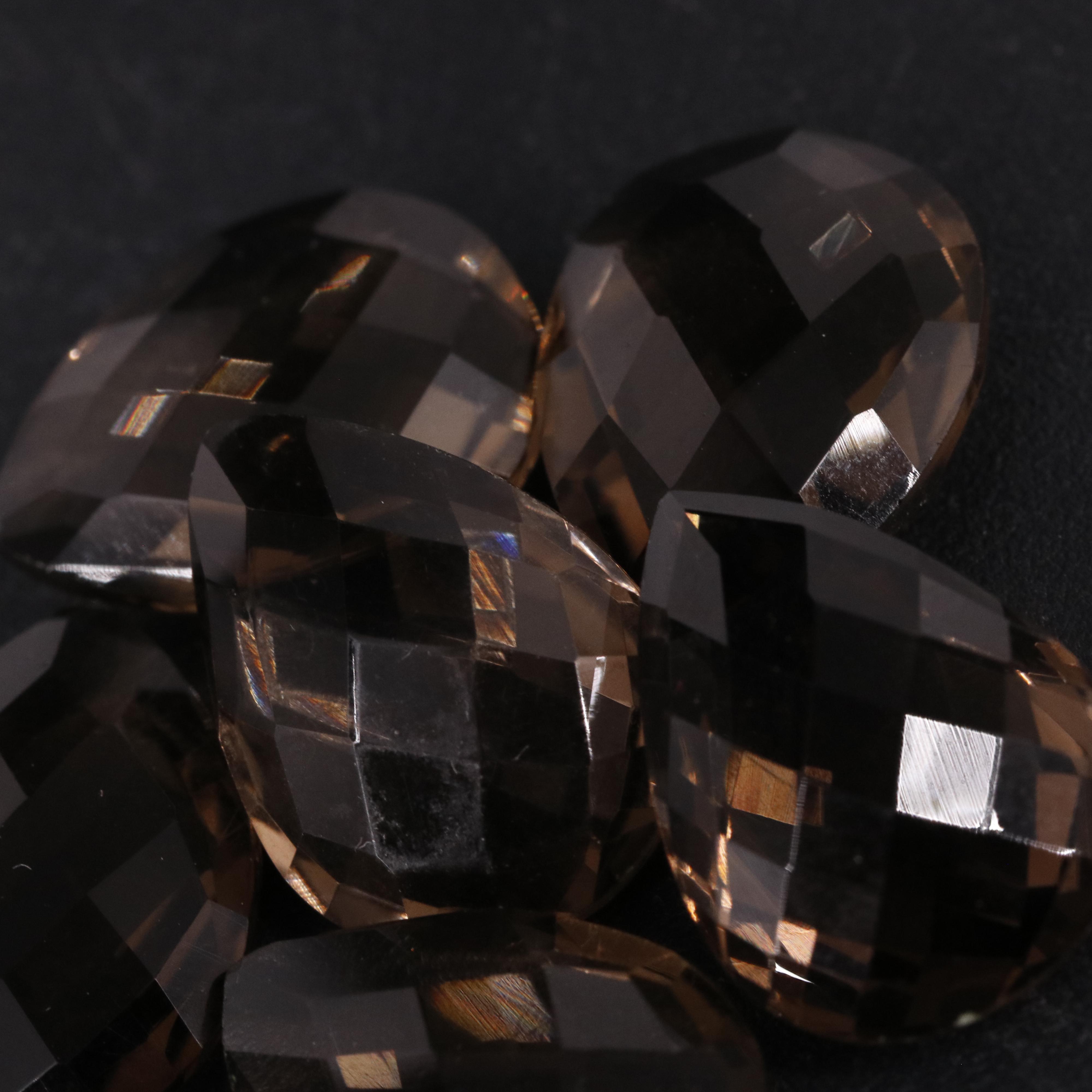 Loose 36.63 CTW Smoky Quartz