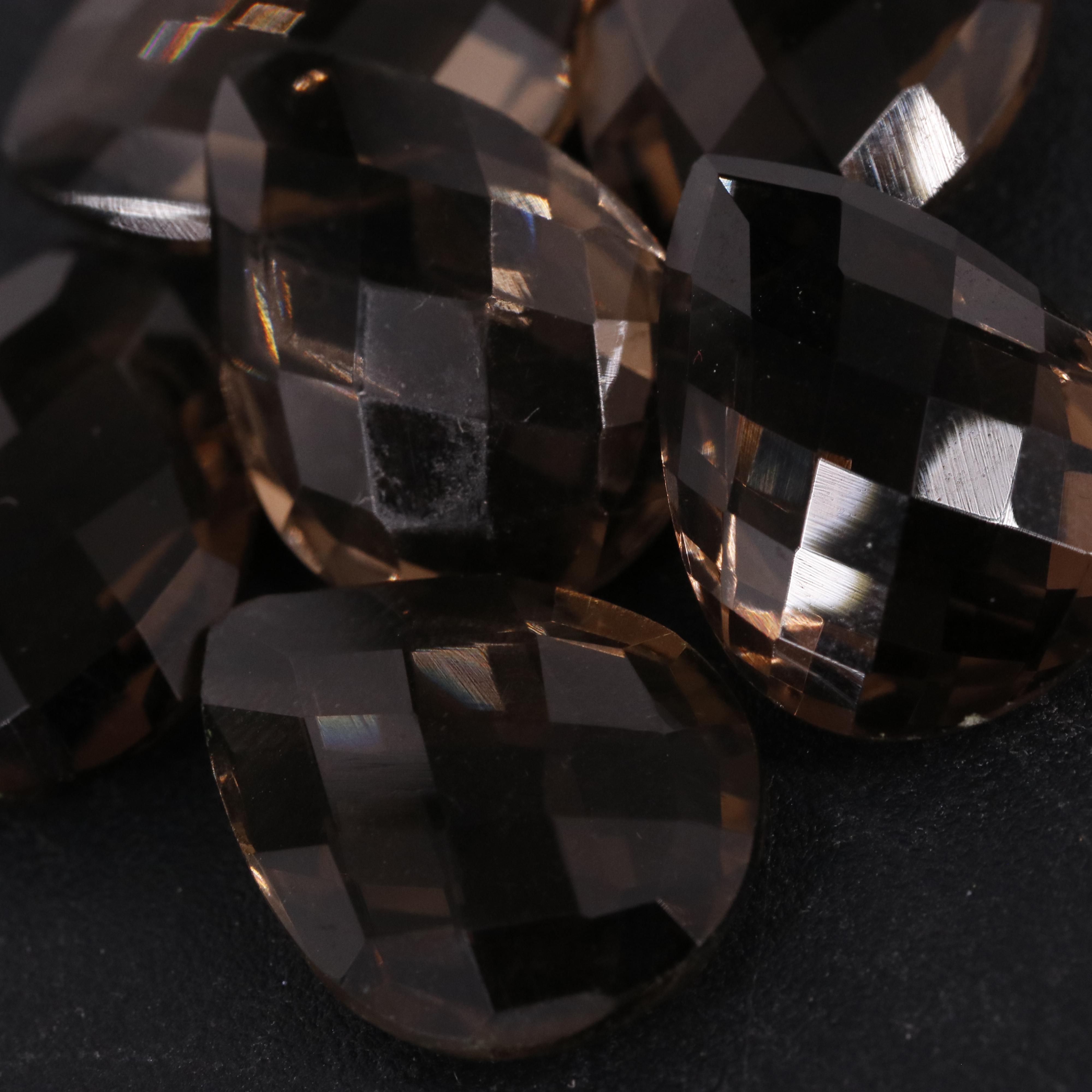 Loose 36.63 CTW Smoky Quartz