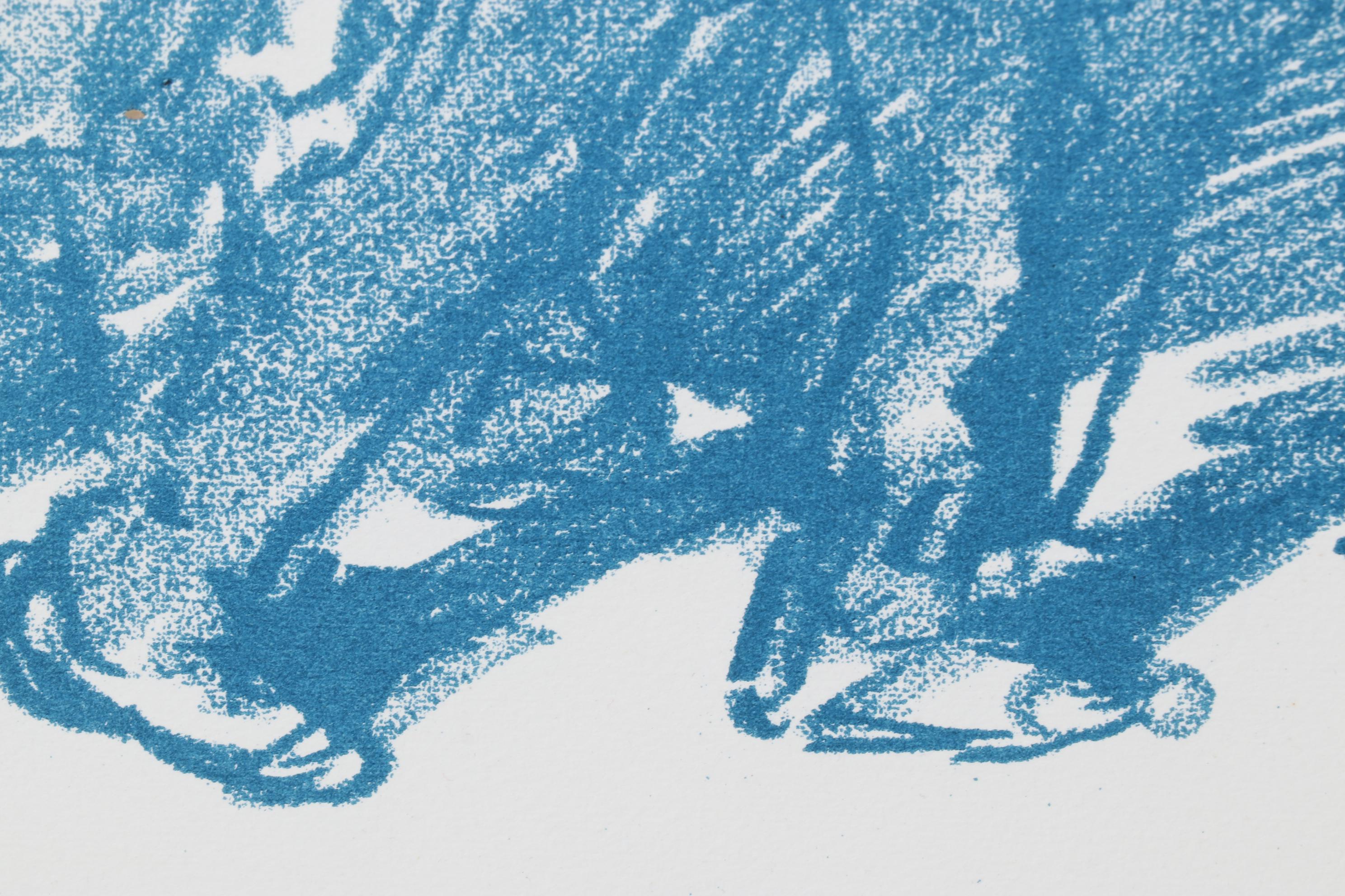 Théophile Steinlen Lithograph From "Croquis de Temps de Guerre," 1916