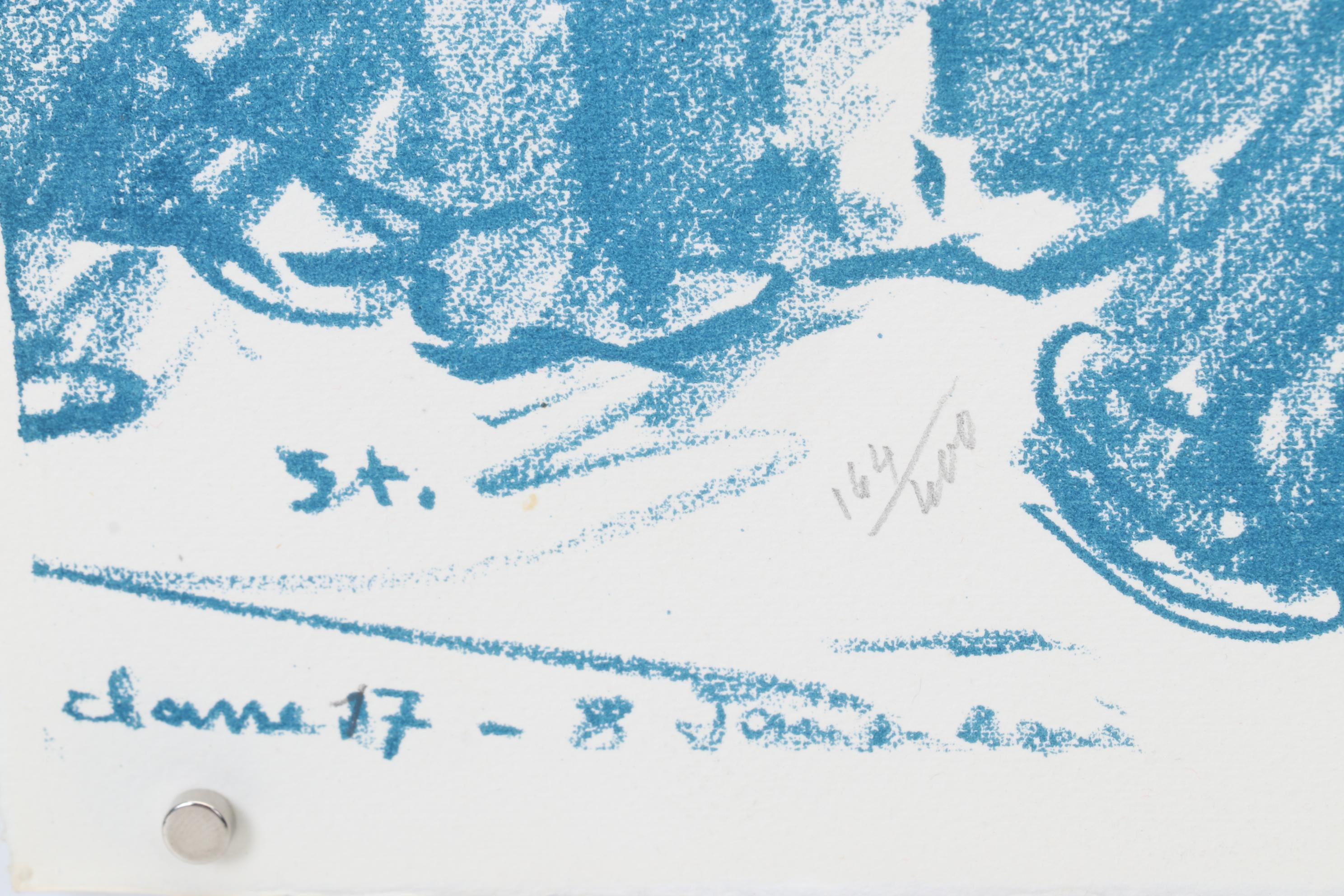 Théophile Steinlen Lithograph From "Croquis de Temps de Guerre," 1916