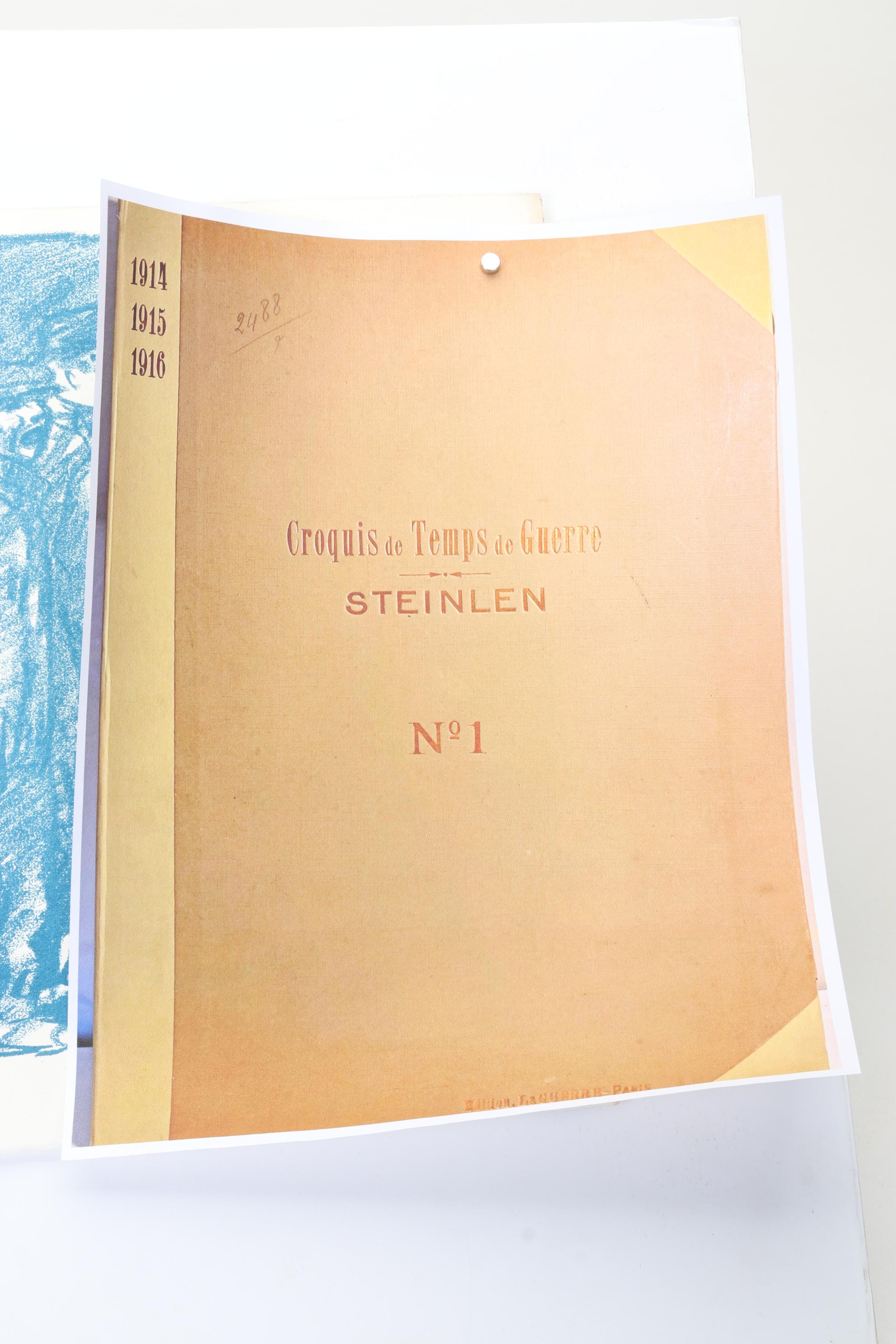 Théophile Steinlen Lithograph From "Croquis de Temps de Guerre," 1916