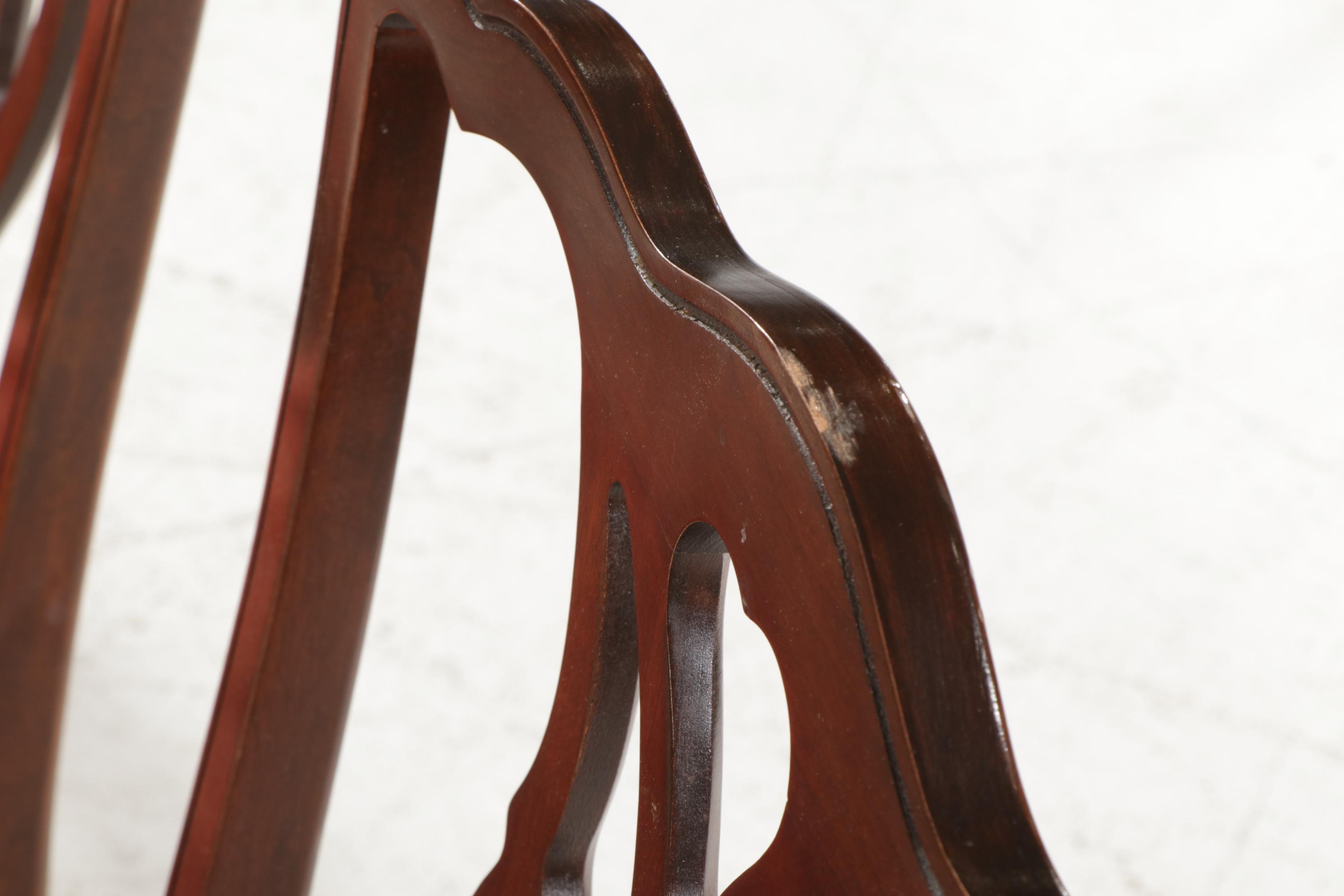 Harden Chippendale Style Dining Table and Eight Chairs