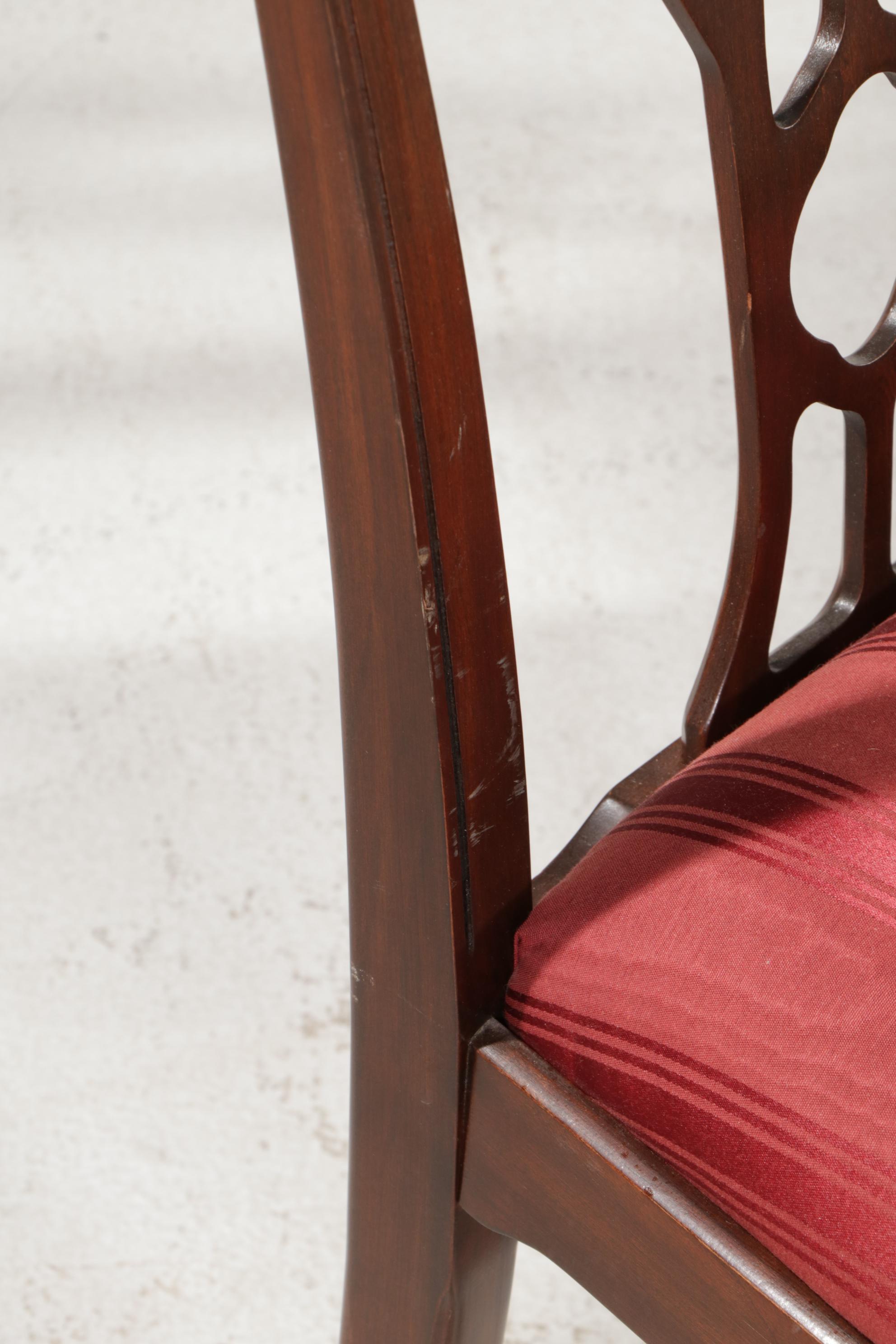 Harden Chippendale Style Dining Table and Eight Chairs