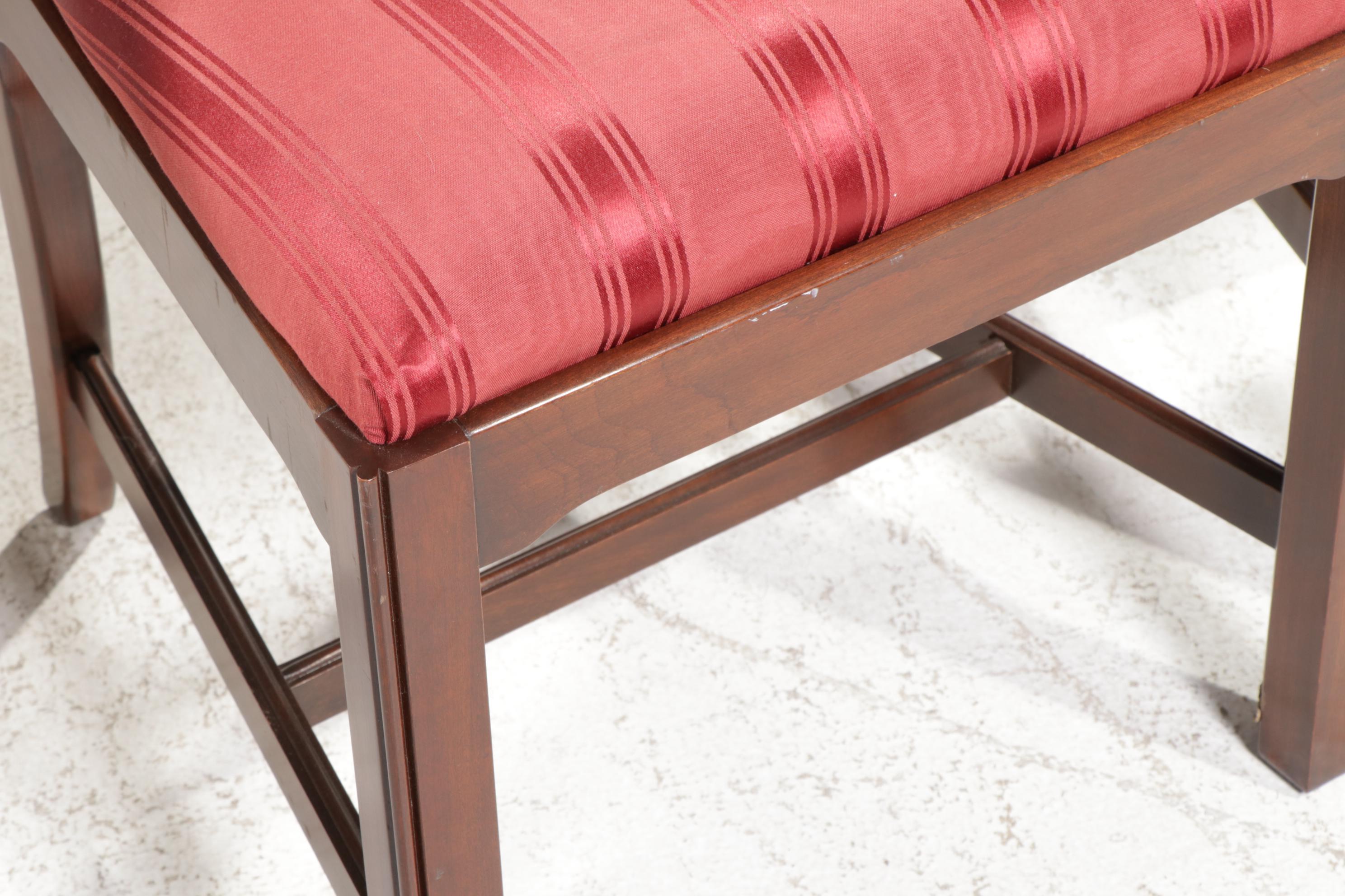 Harden Chippendale Style Dining Table and Eight Chairs