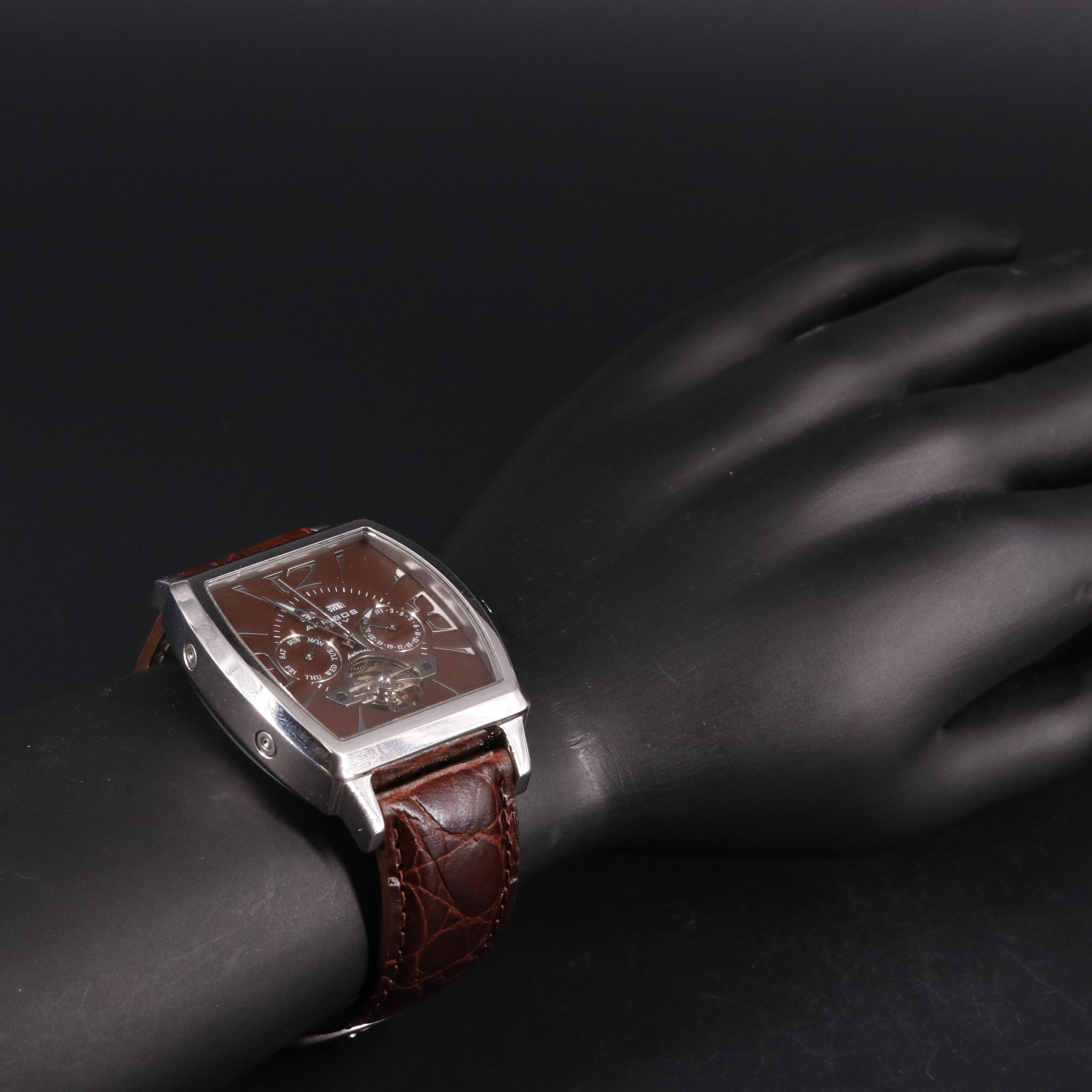 Akribos XXIV Stainless Steel Automatic Watch