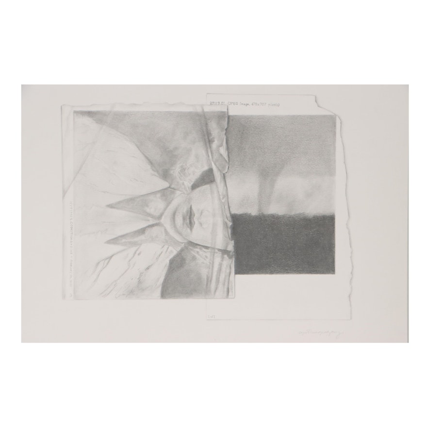 Cynthia Gregory Graphite Drawing, Circa 2010