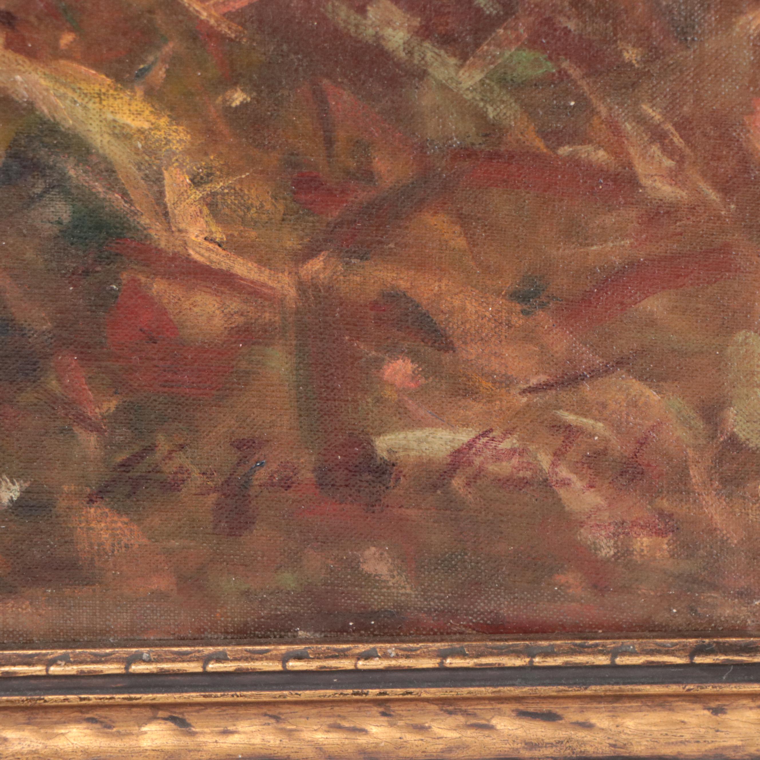 Herbert Welsh Forest Landscape Oil Painting, 1920