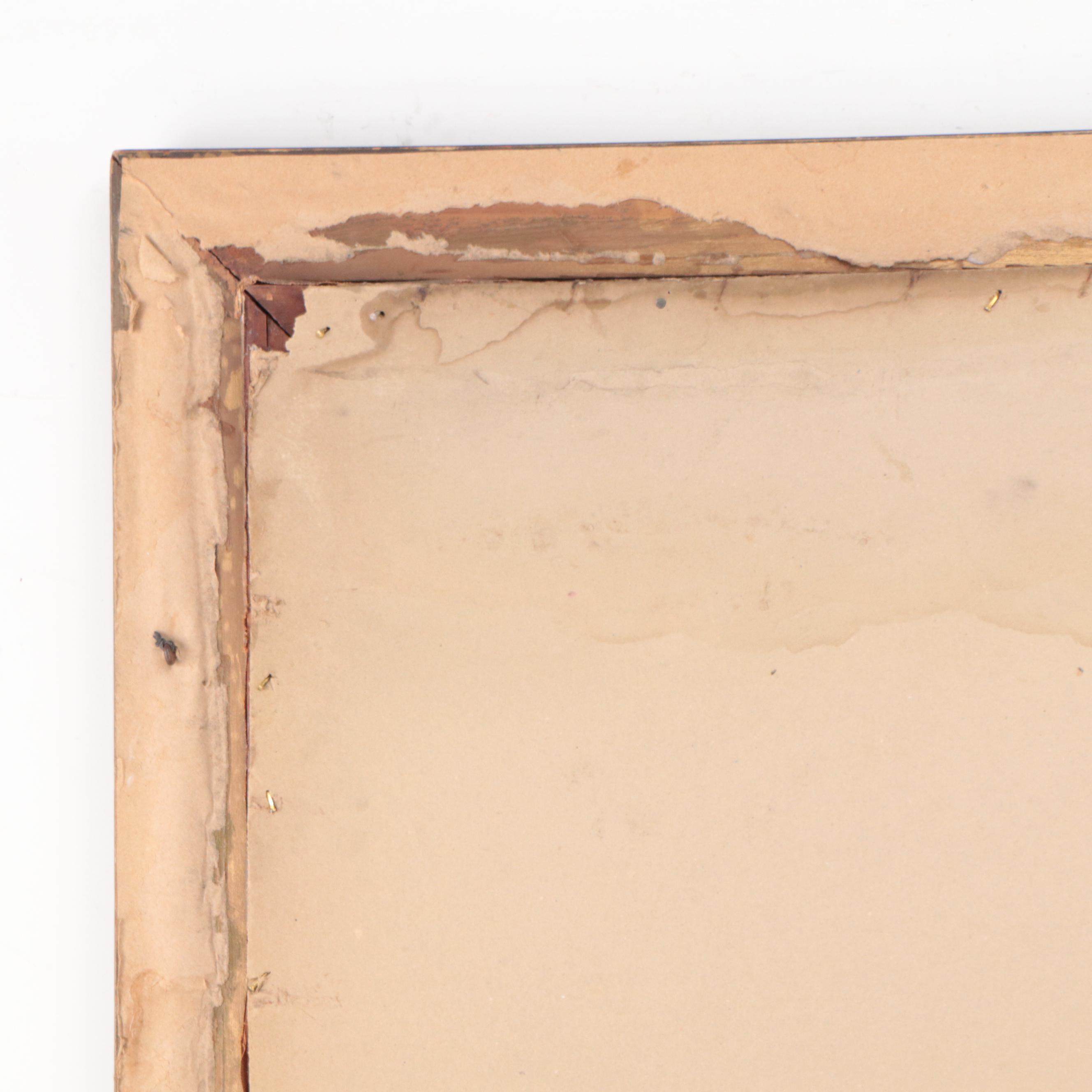 Herbert Welsh Forest Landscape Oil Painting, 1920