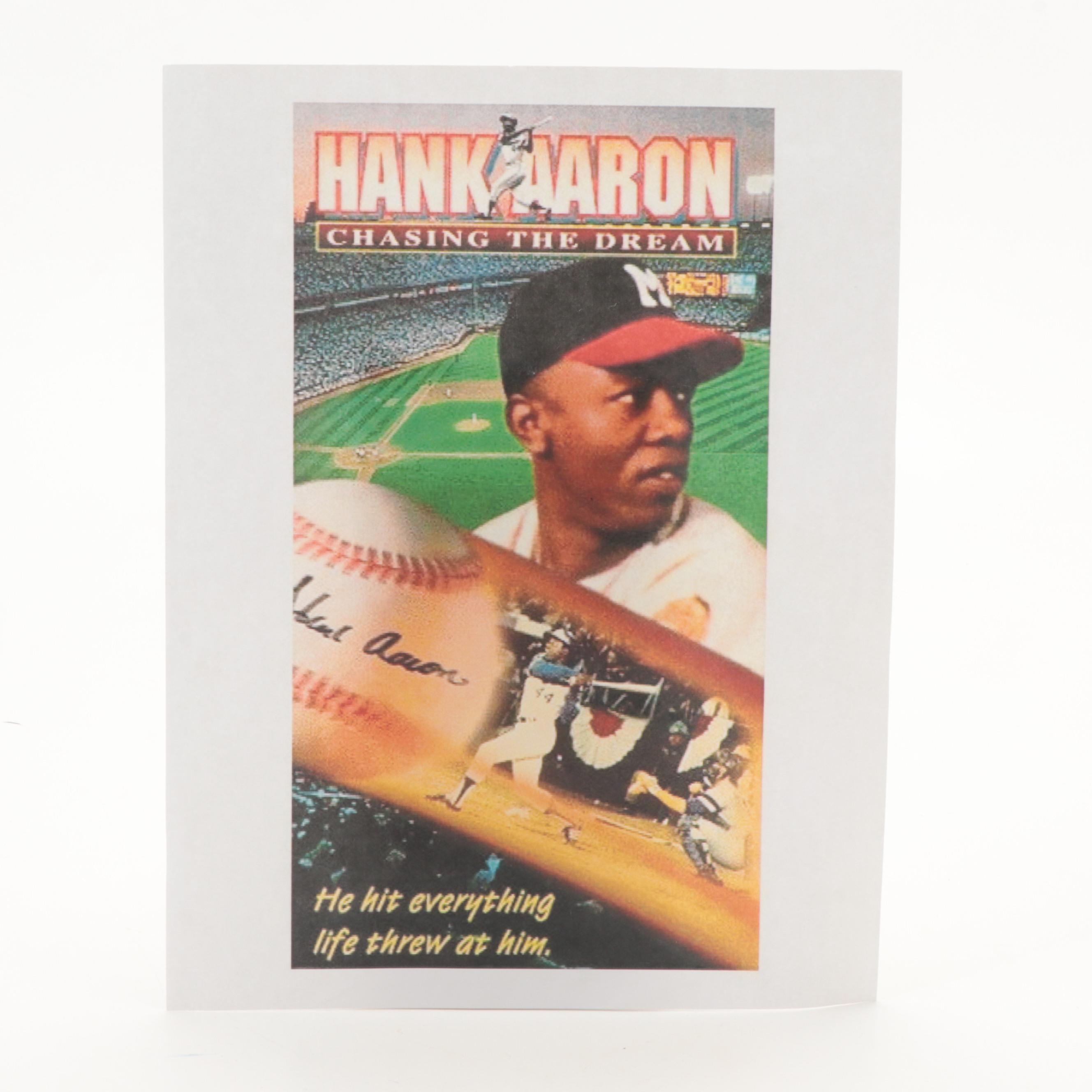 Hank Aaron Signed 755 Home Runs "Reflections" Crystal Serenity Cruise Program