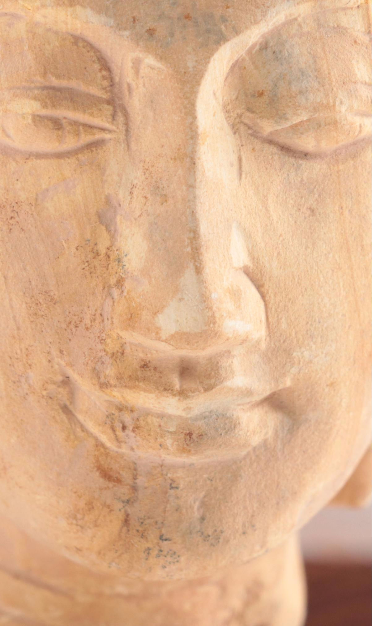 Indian Style Ceramic Head Figurines