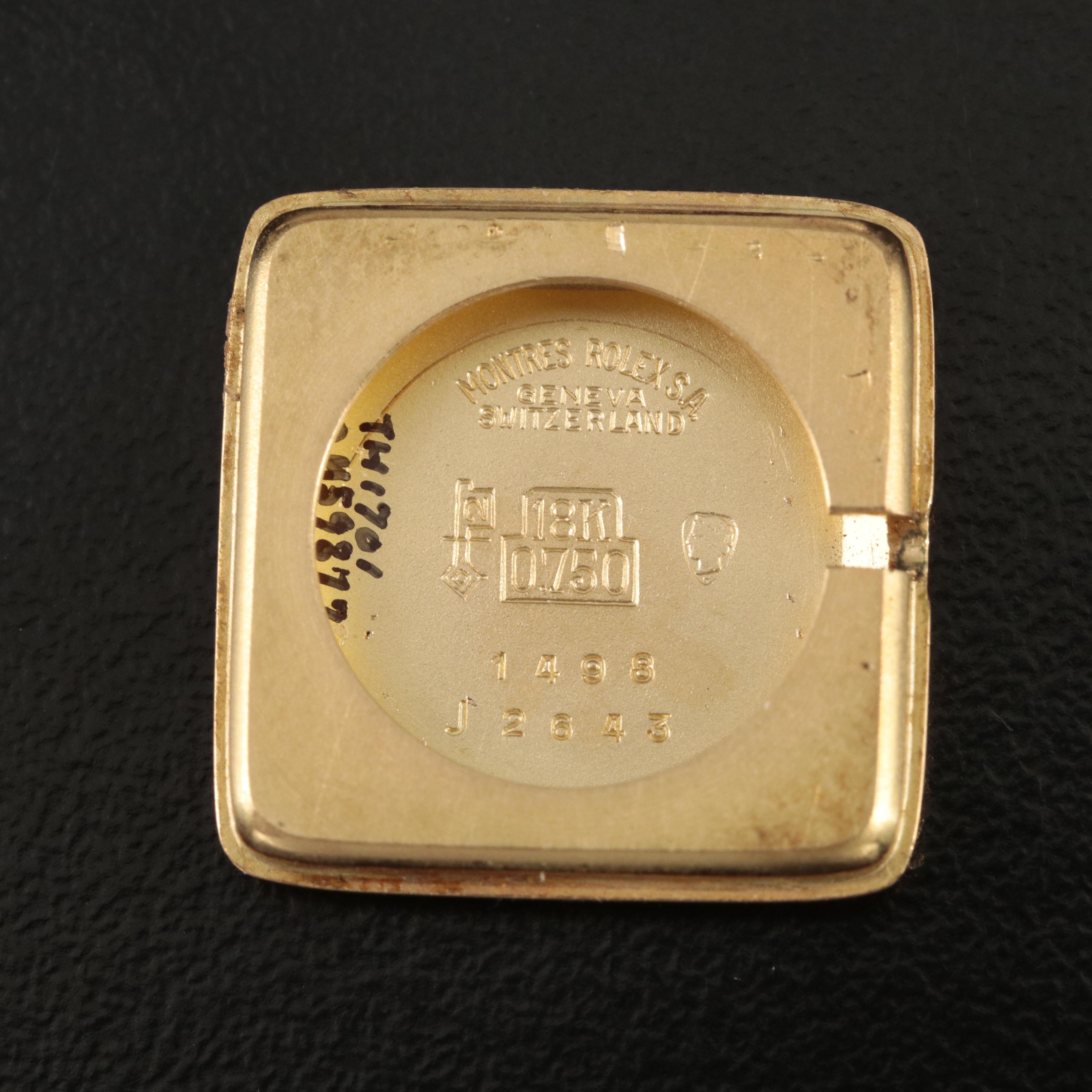 1970 Rolex 18K Manual Wind Precision Watch