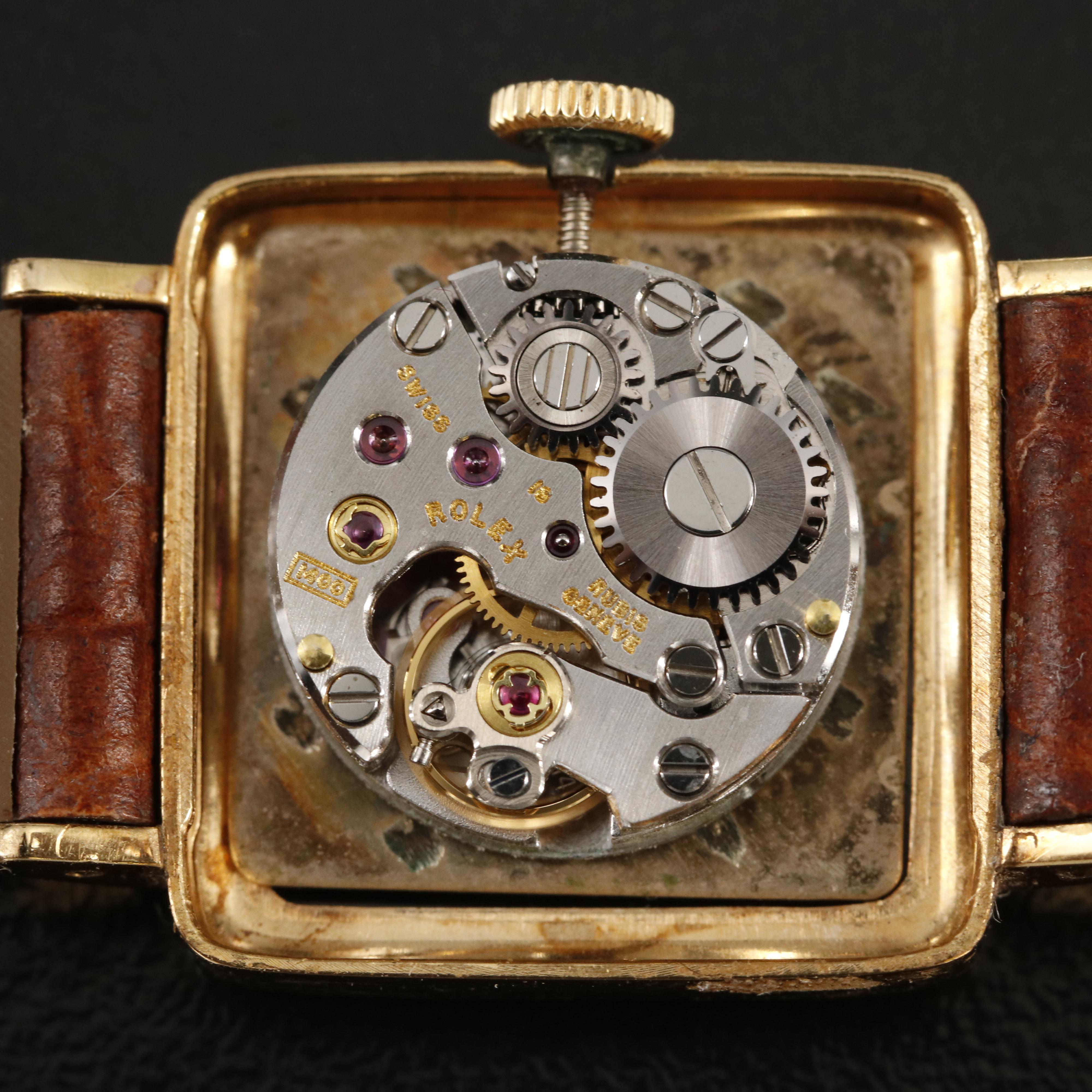 1970 Rolex 18K Manual Wind Precision Watch