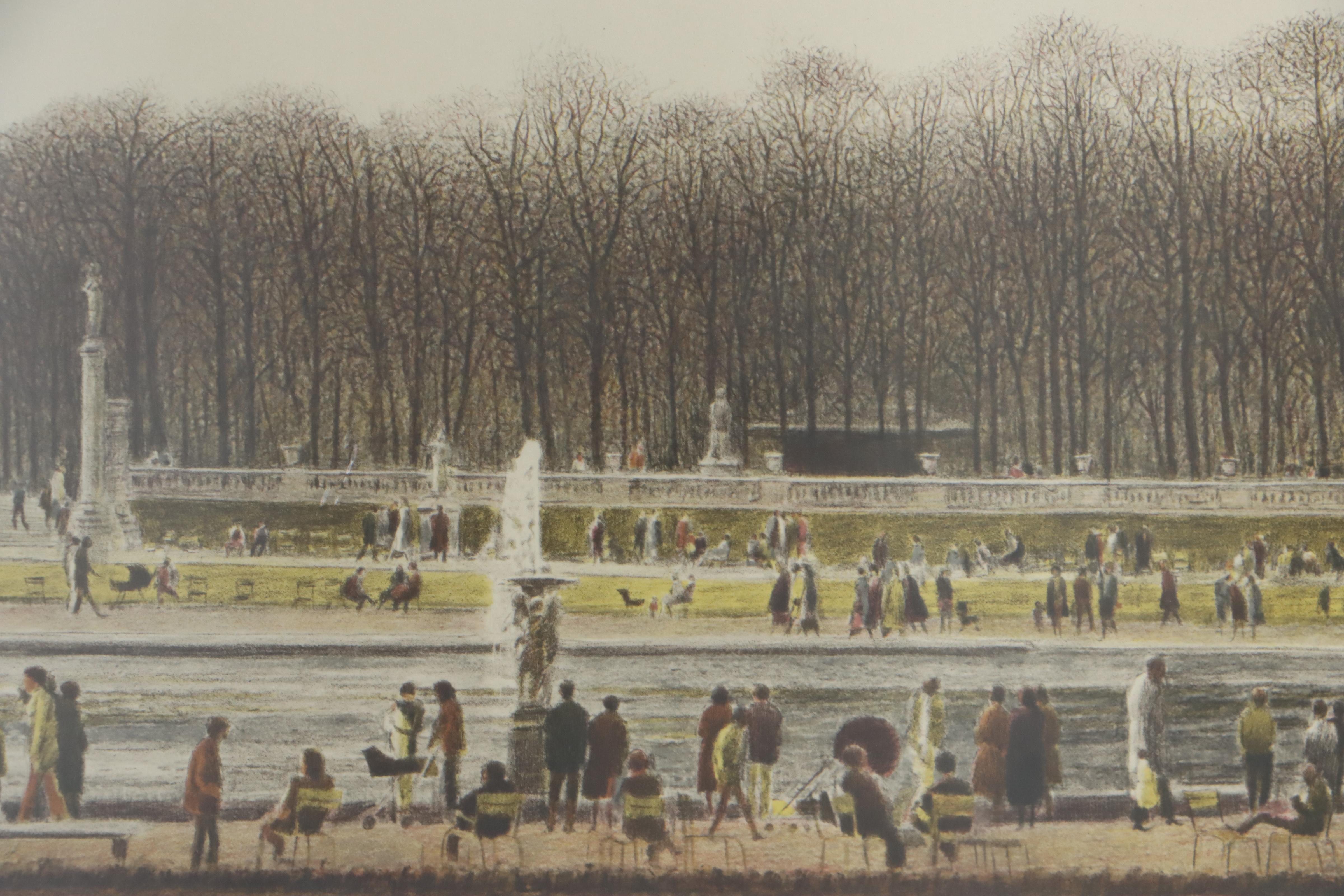 Lithograph After Harold Altman "Lake II," Late 20th Century