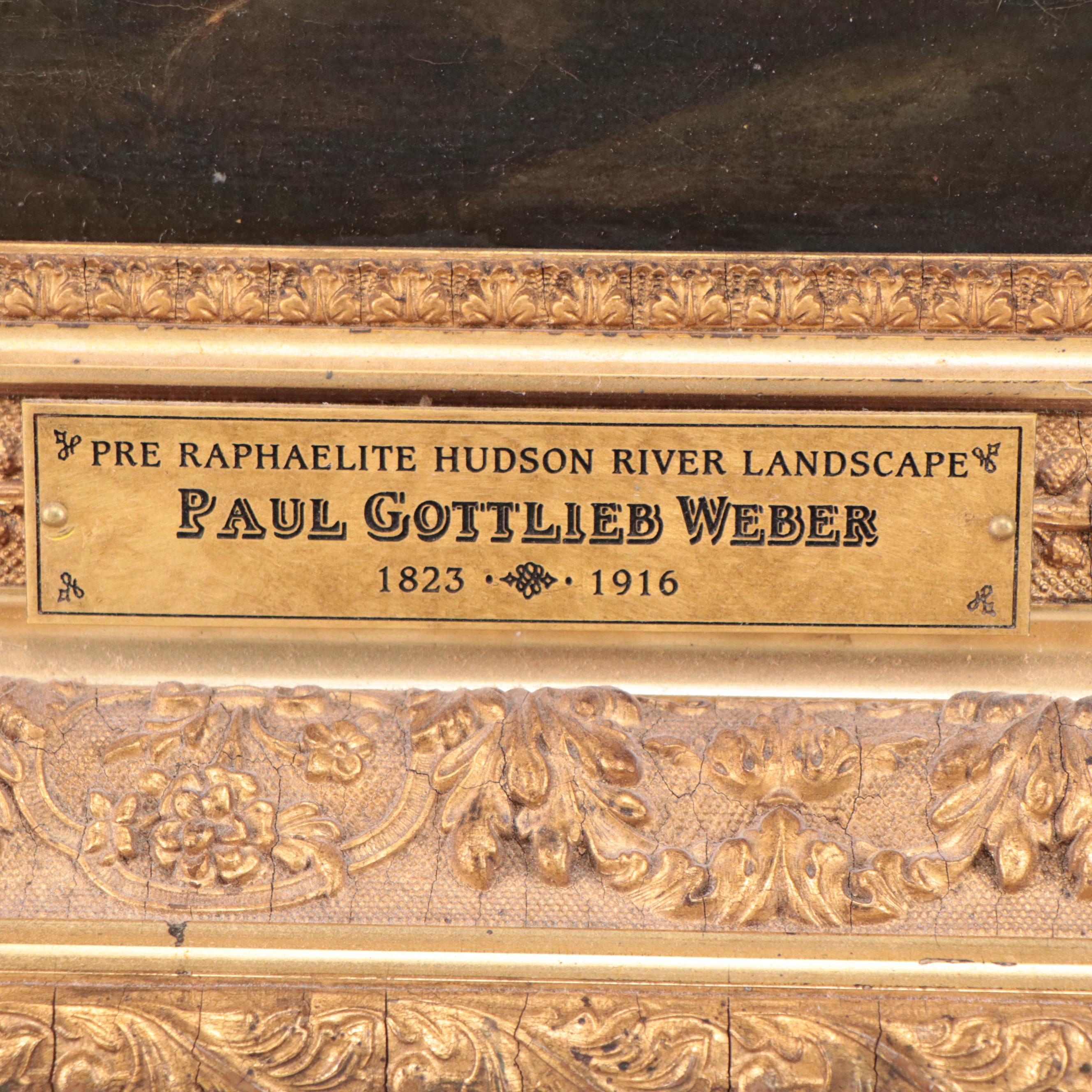 Hudson River School Landscape Oil Painting