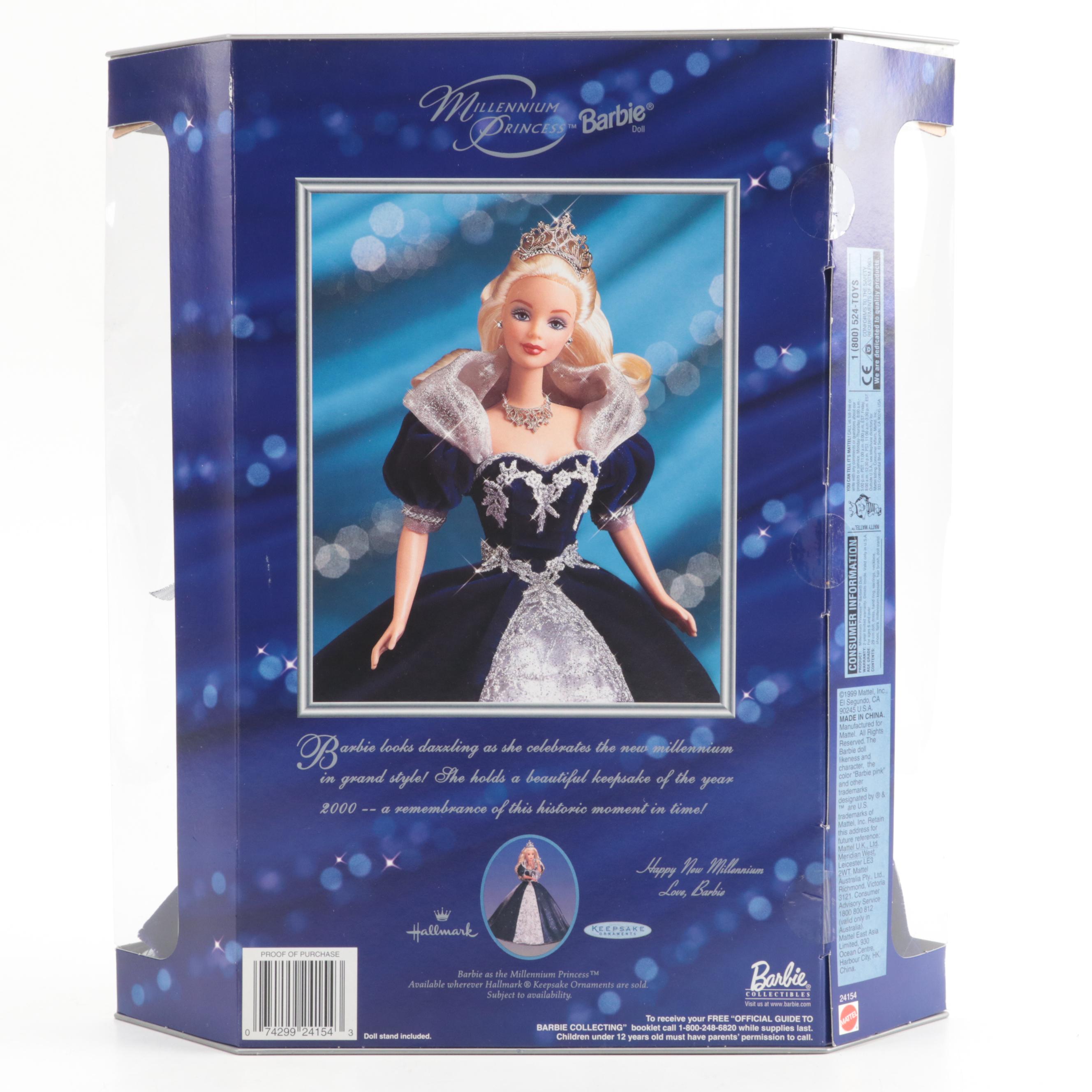 Mattel Barbie Millennium Princess Doll, 1999