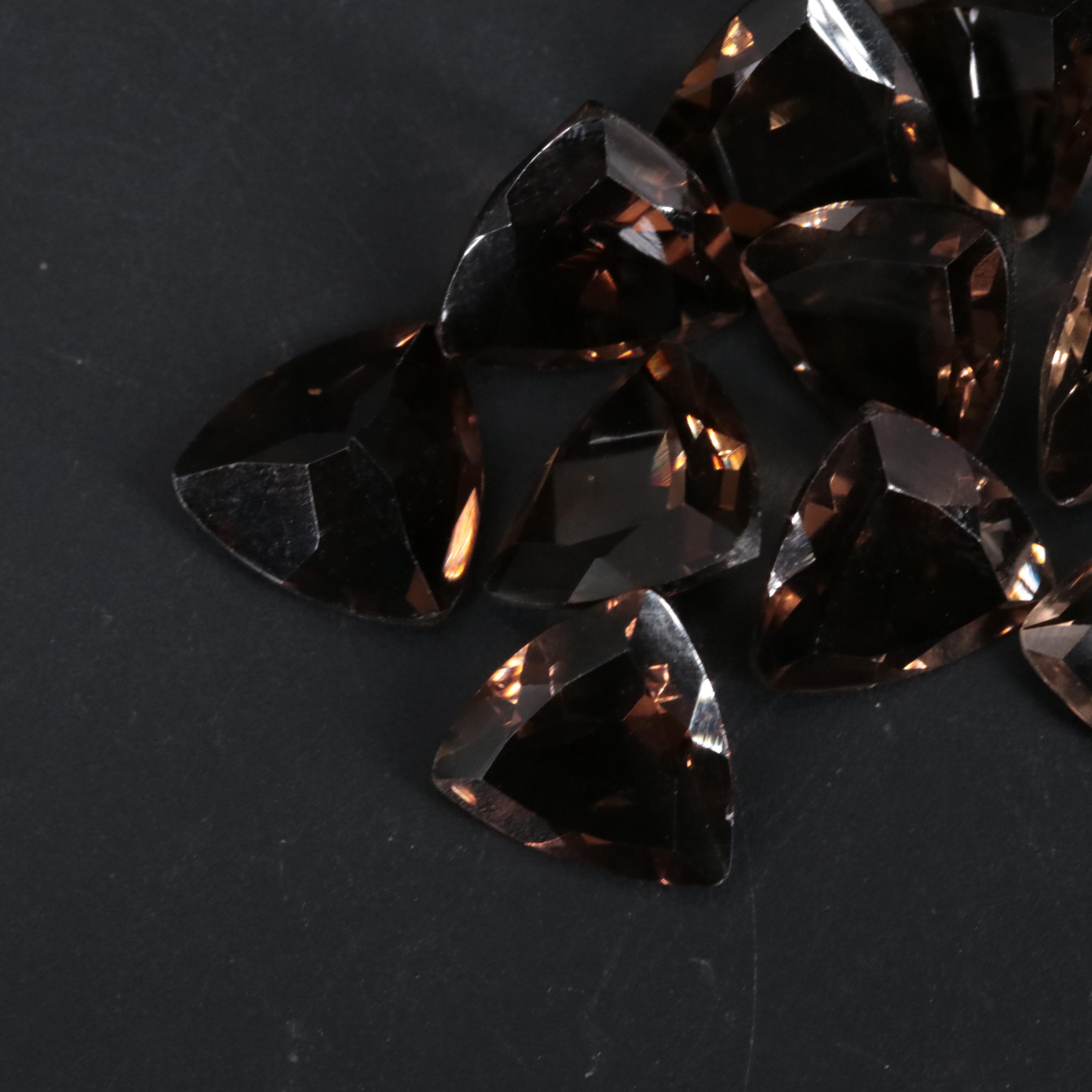 Loose 36.13 CTW Smoky Quartz