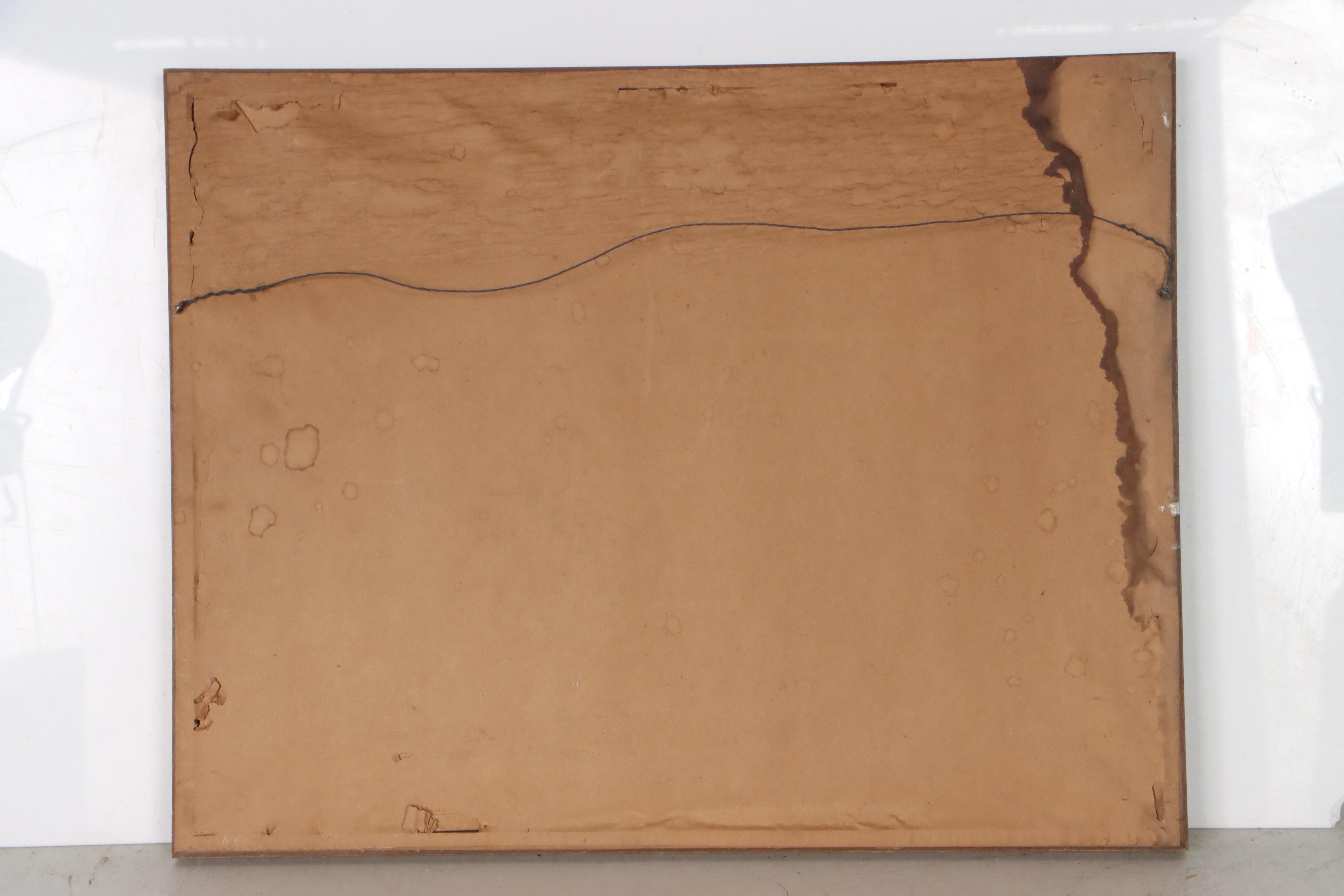 E. Hermann Coastal Landscape Watercolor Painting