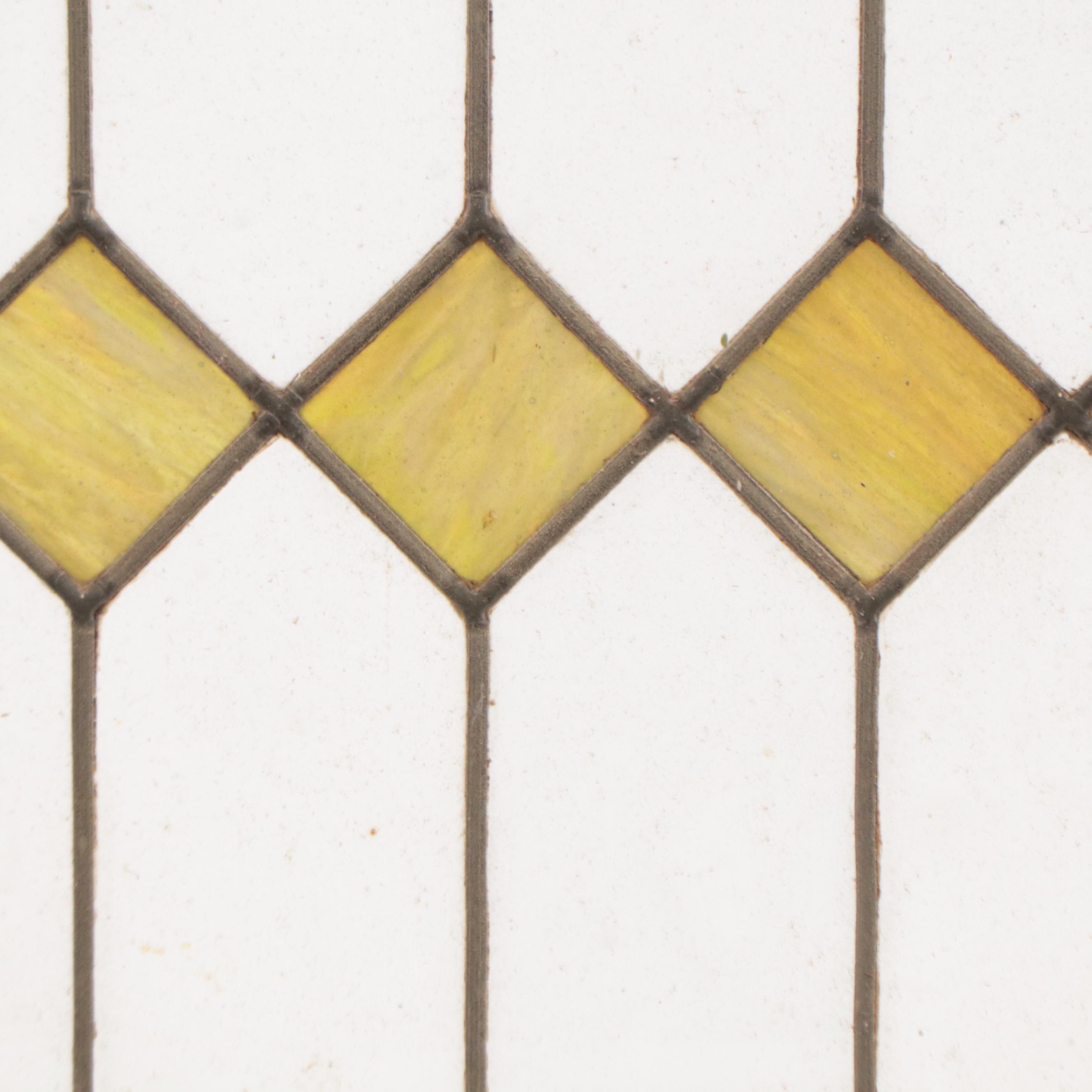 Stained Glass Window Panel, Early 20th Century