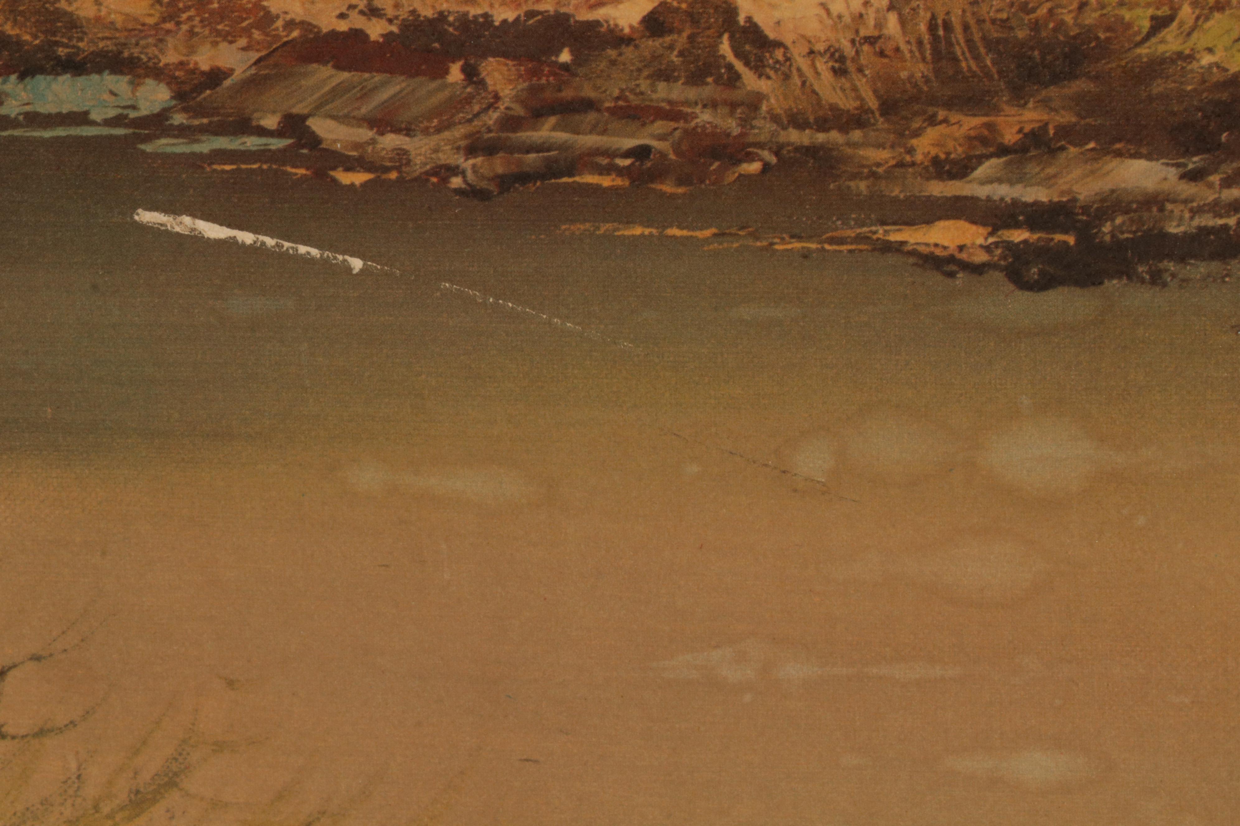 Offset Lithograph After Karl Gatermann "Wooded Wonderland," Late 20th Century