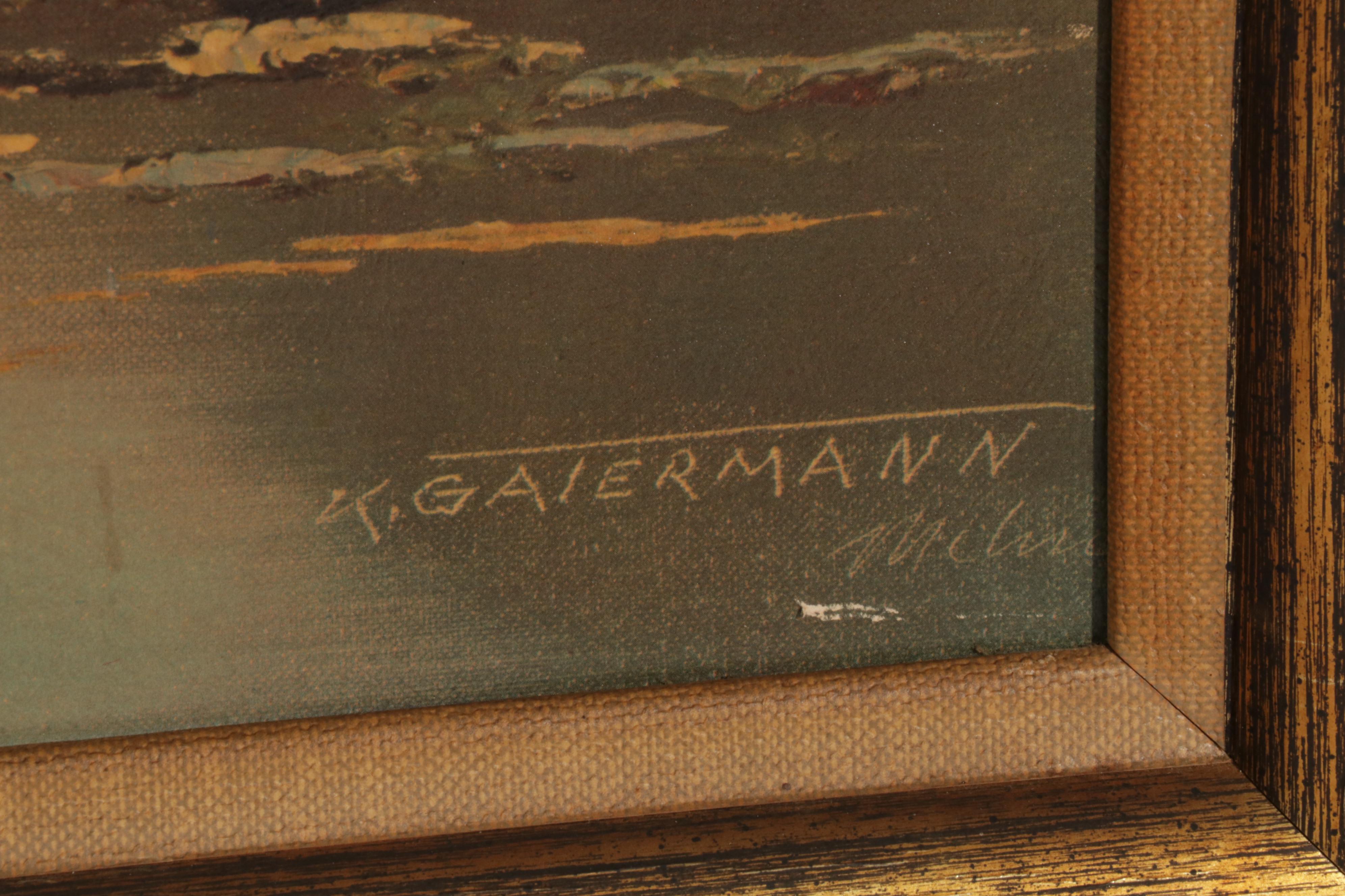 Offset Lithograph After Karl Gatermann "Wooded Wonderland," Late 20th Century