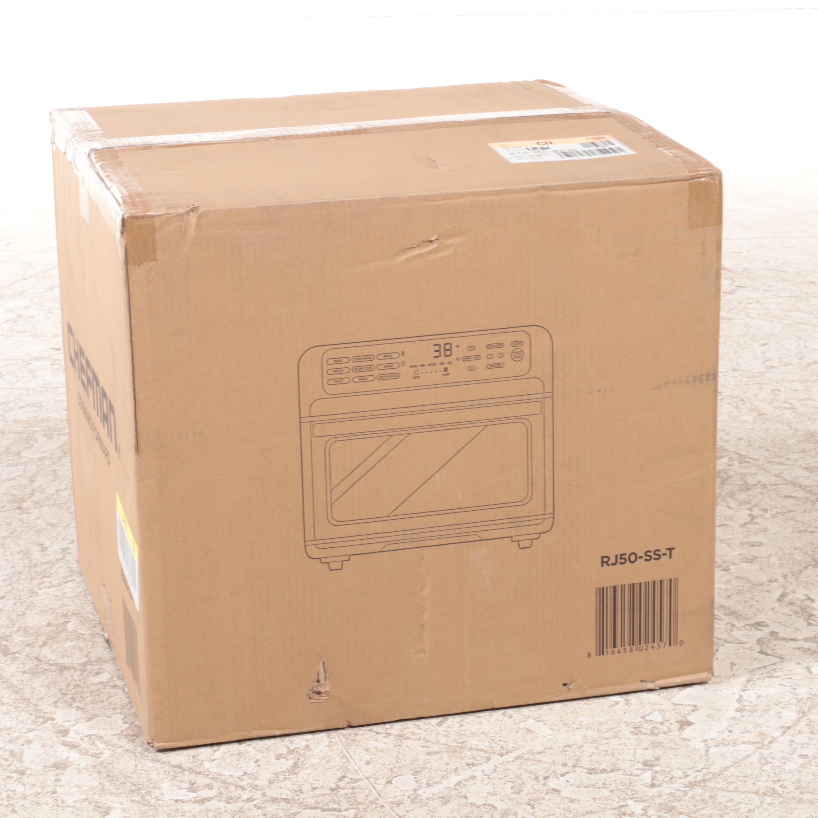 Chefman Stainless Steel Toast-Air Dual-Function Air Fryer and Toaster Oven