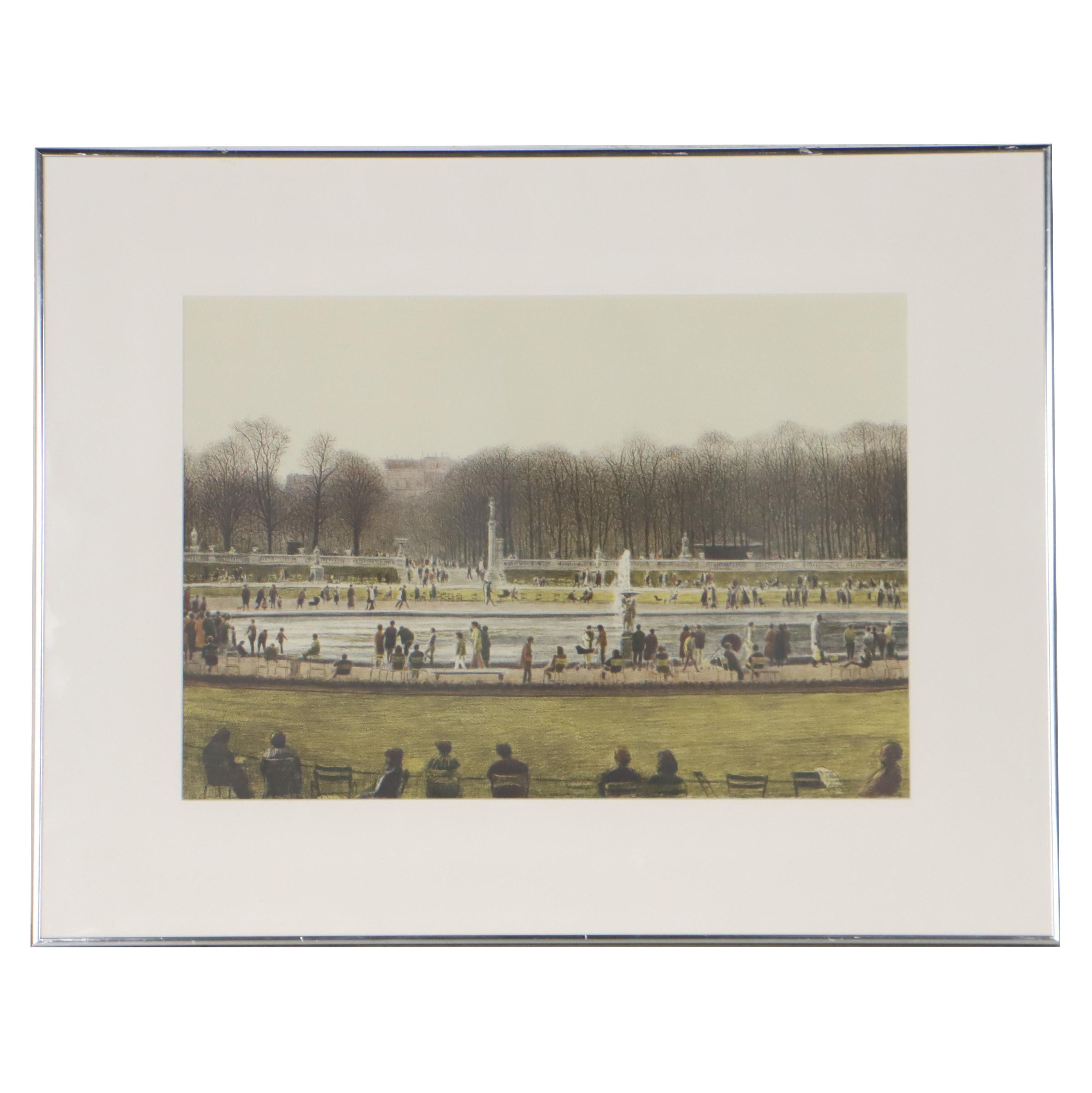 Lithograph After Harold Altman "Lake II," Late 20th Century