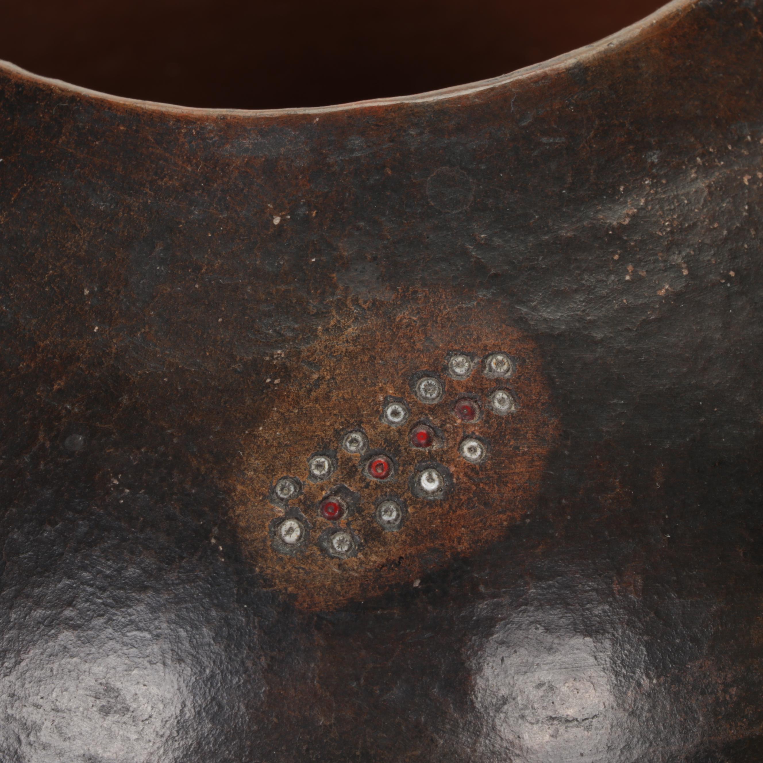 South African Zulu Ukhamba Clay Beer Pot