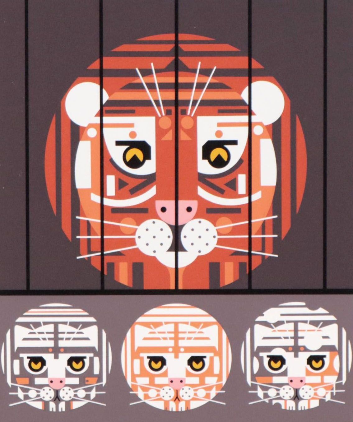 Edie Harper Serigraph "Copycats," 1987